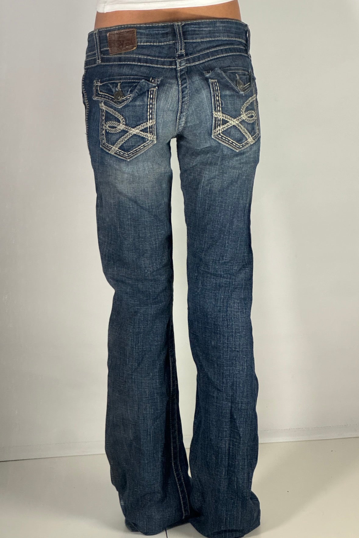 Lågmidjade jeans stl: S