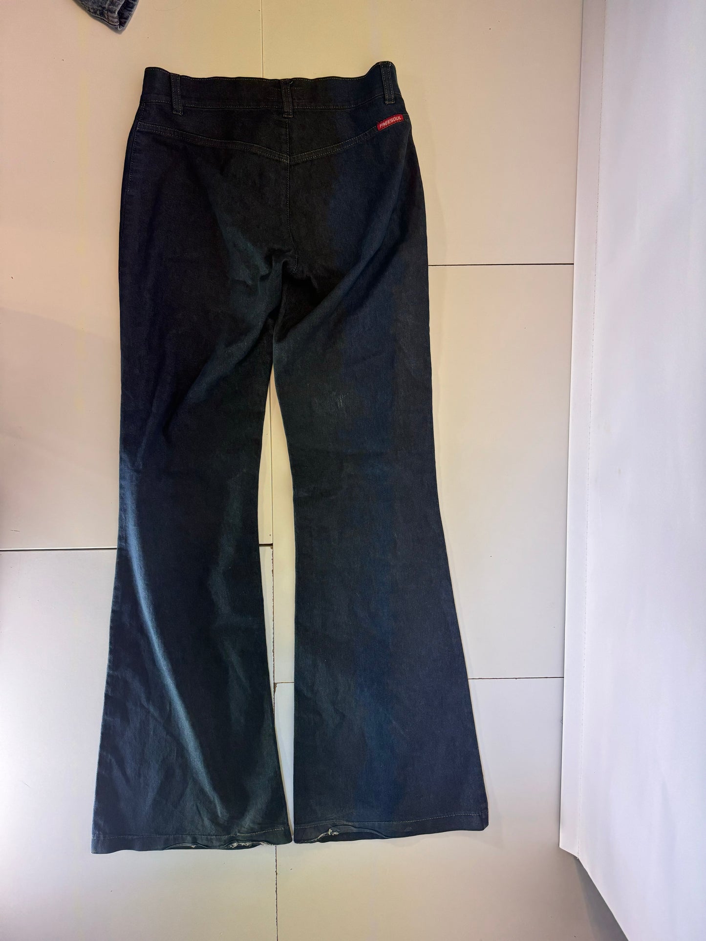 Lågmidjade jeans–stl: XS