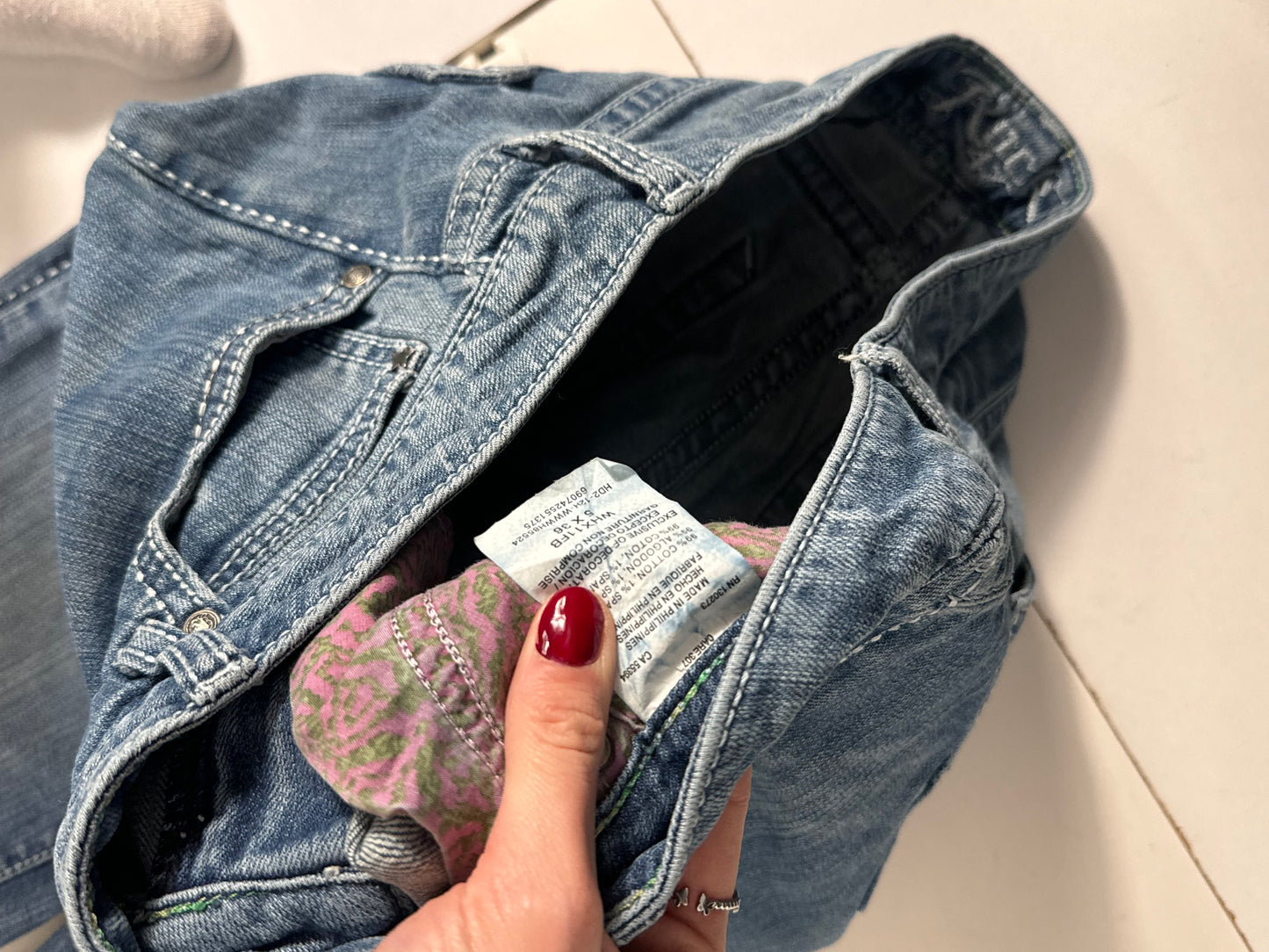 Lågmidjade jeans stl: S