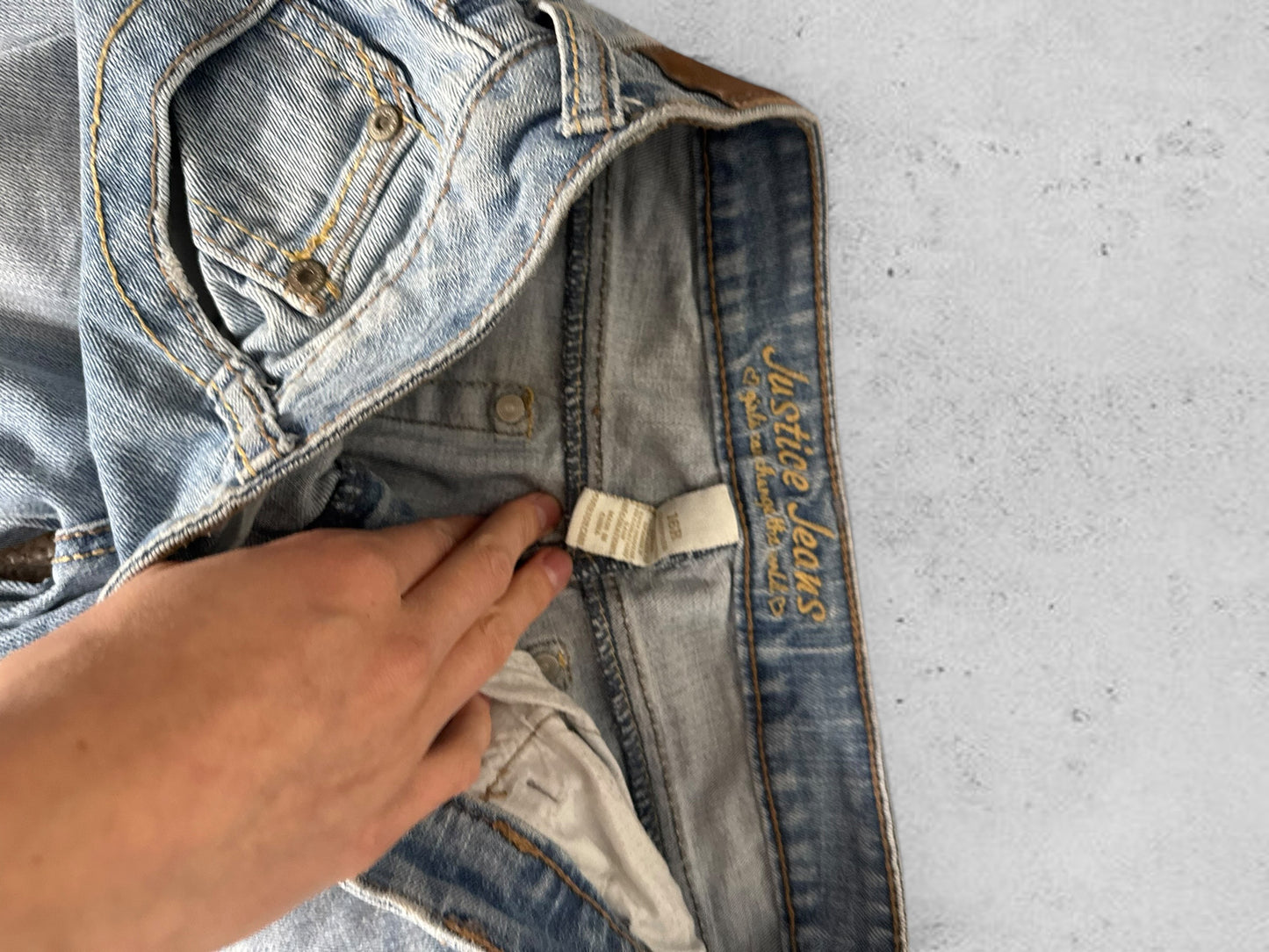 Lågmidjade jeans stl: S