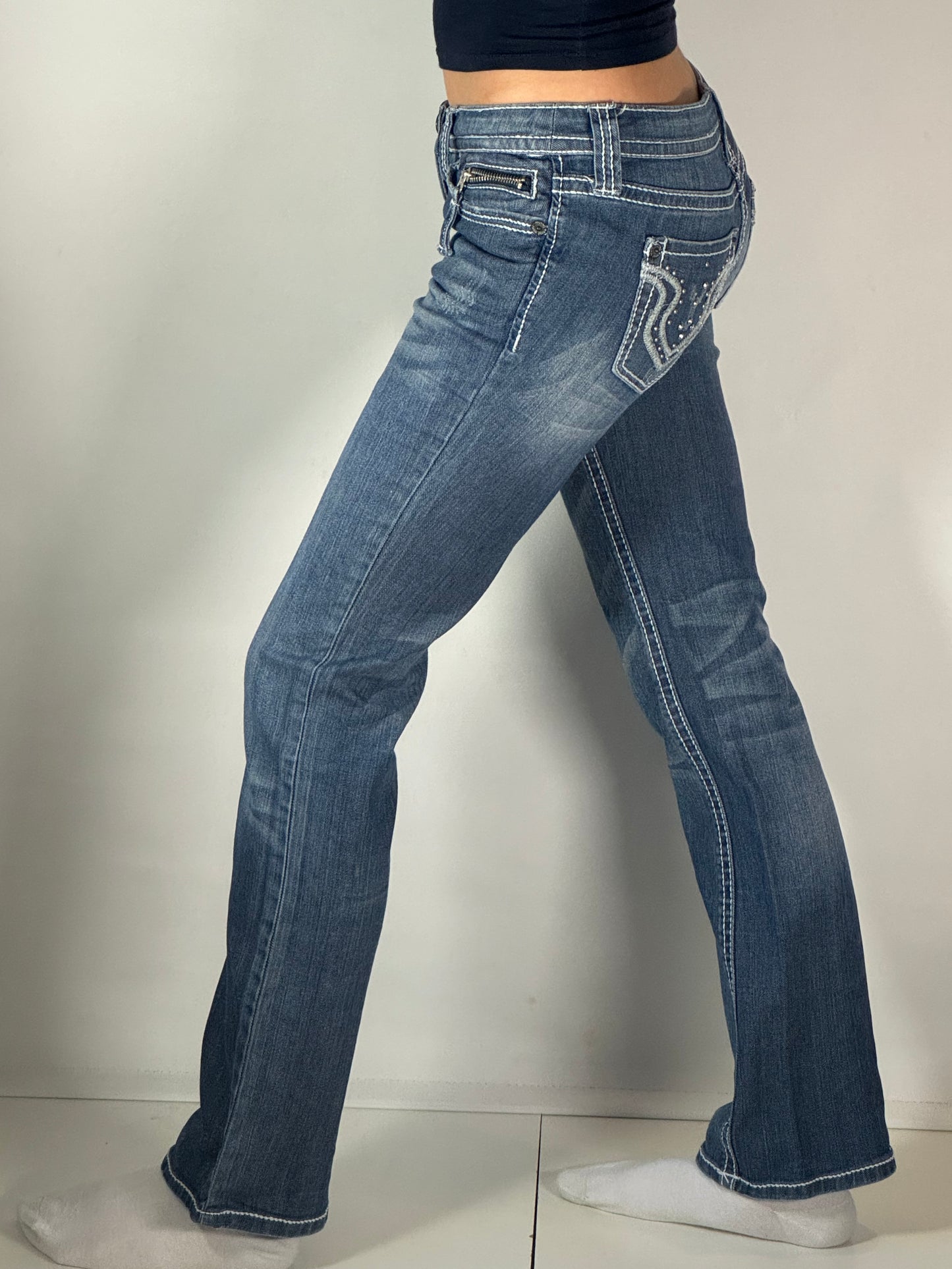 Lågmidjade jeans stl: XS