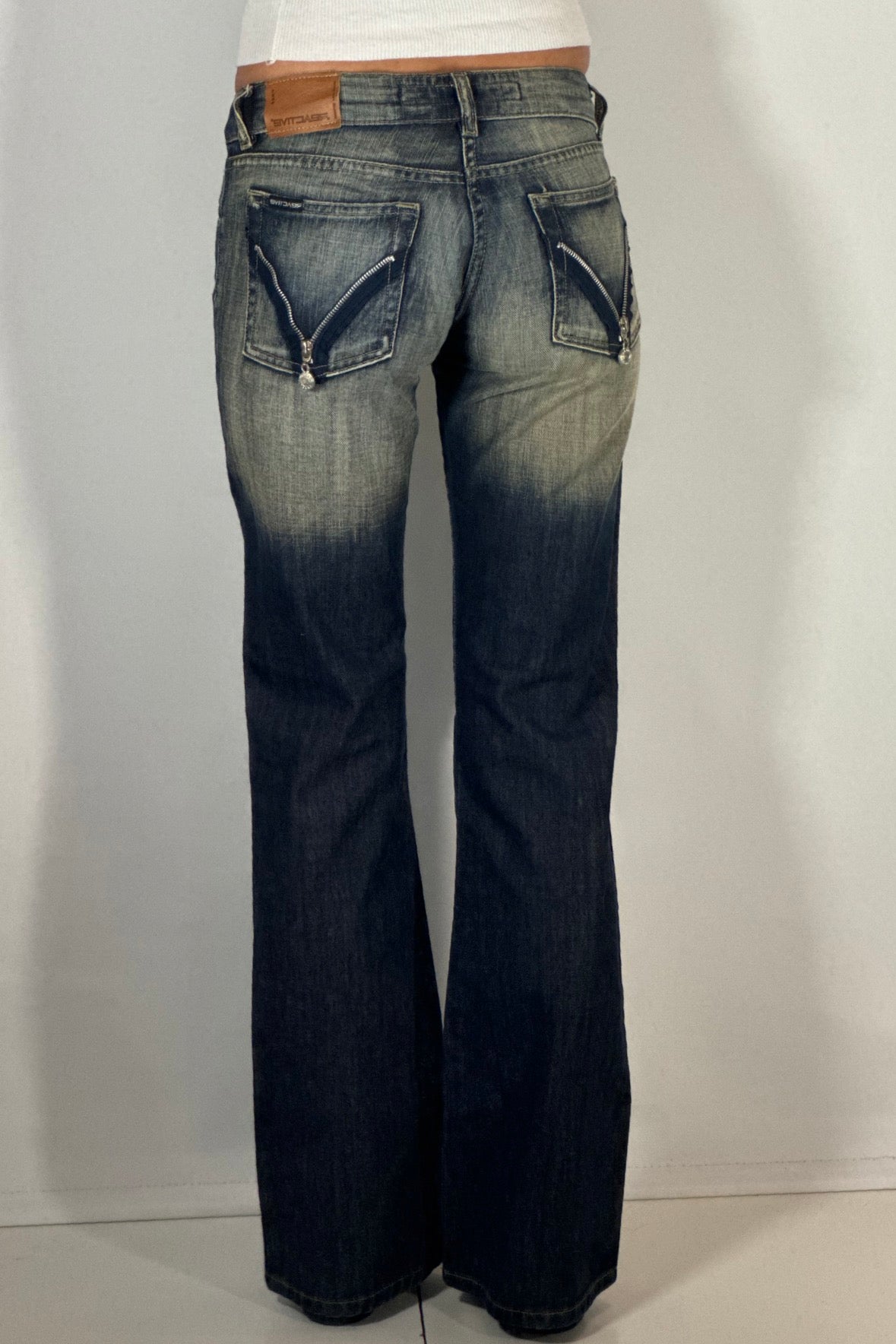 Lågmidjade jeans stl: XXXS (W26/L32)