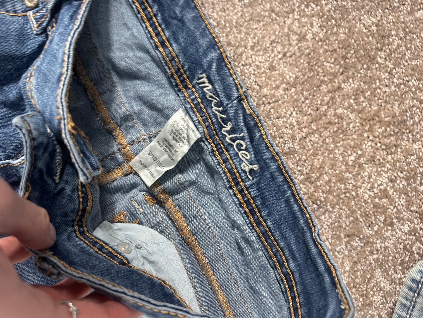 Lågmidjade jeans stl: S