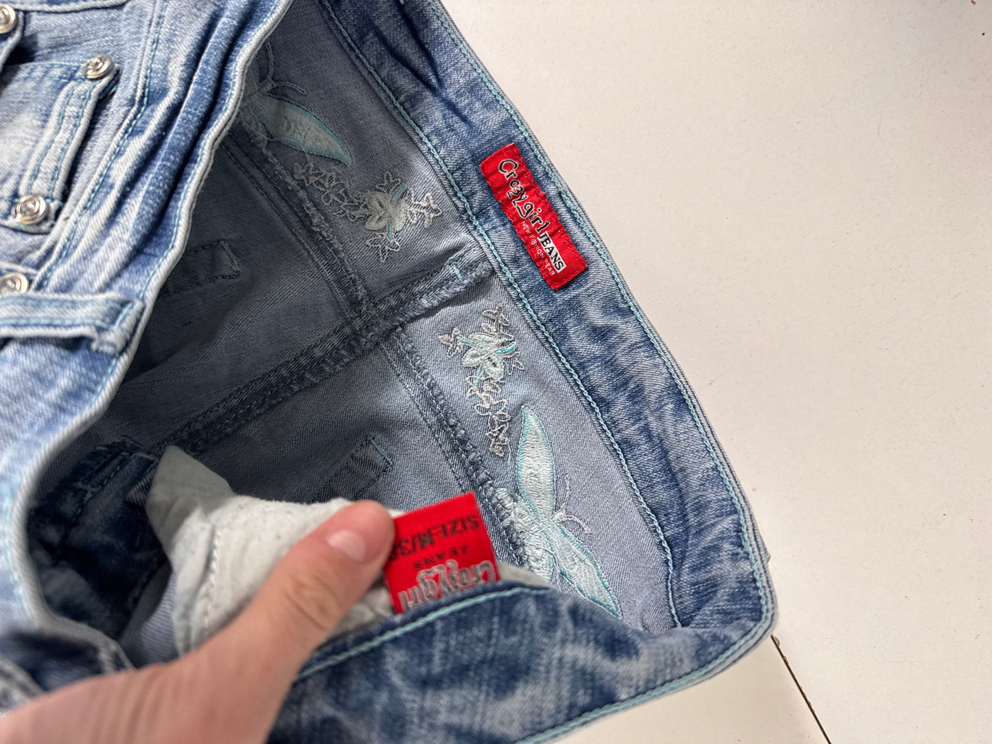 Lågmidjade jeans stl: S