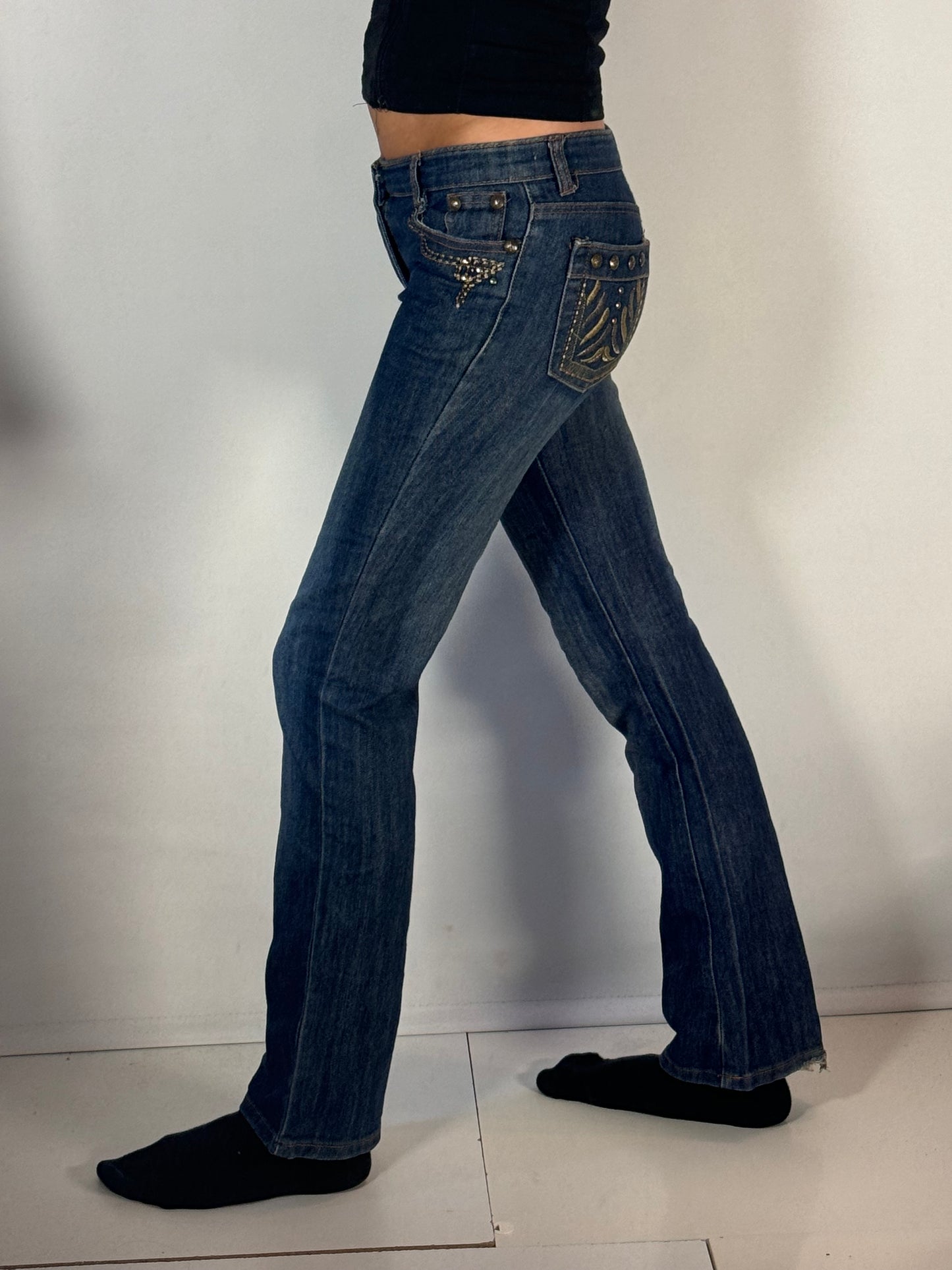 Lågmidjade jeans stl: XXS