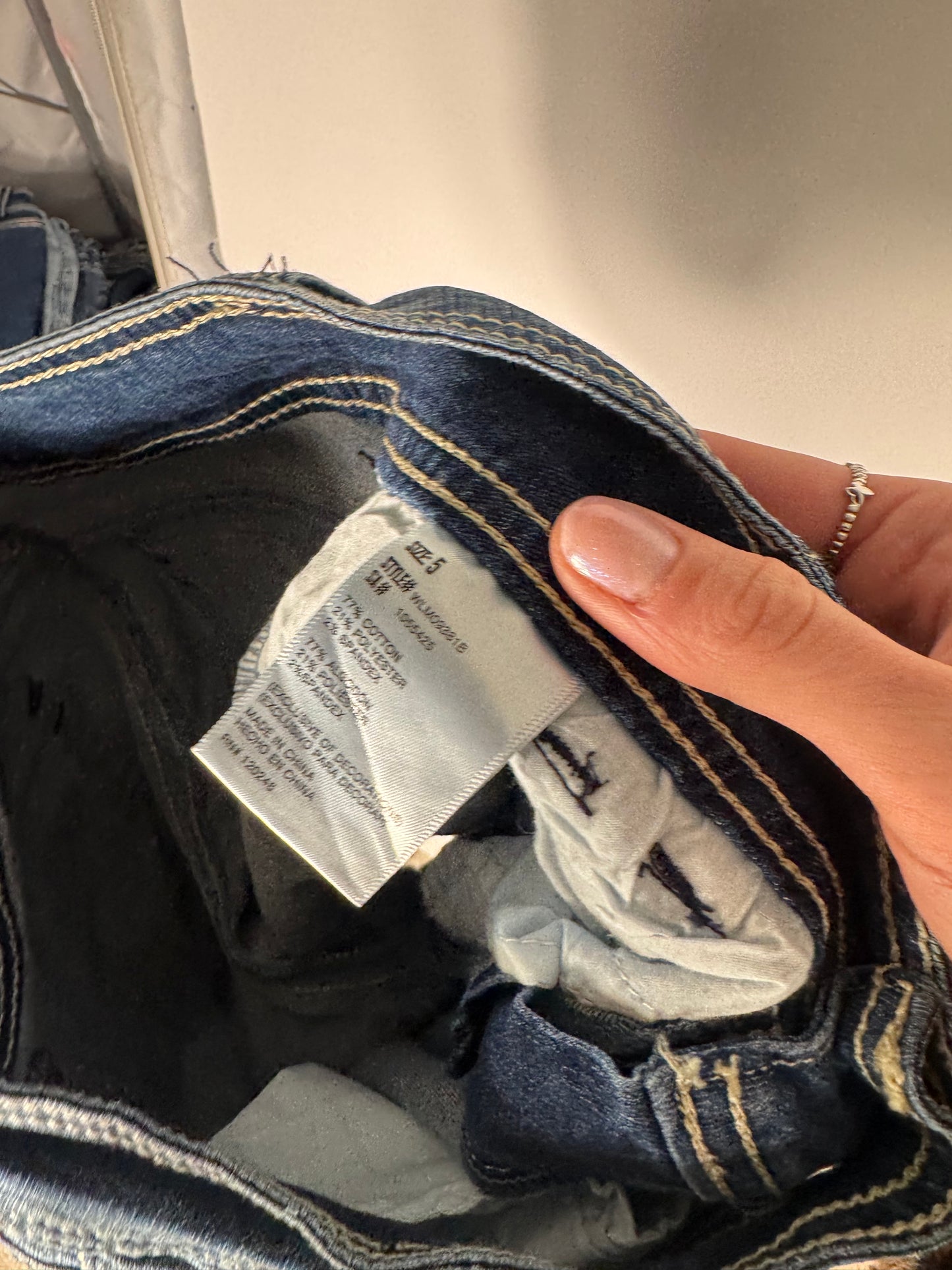 Utsvängda jeans stl: XS