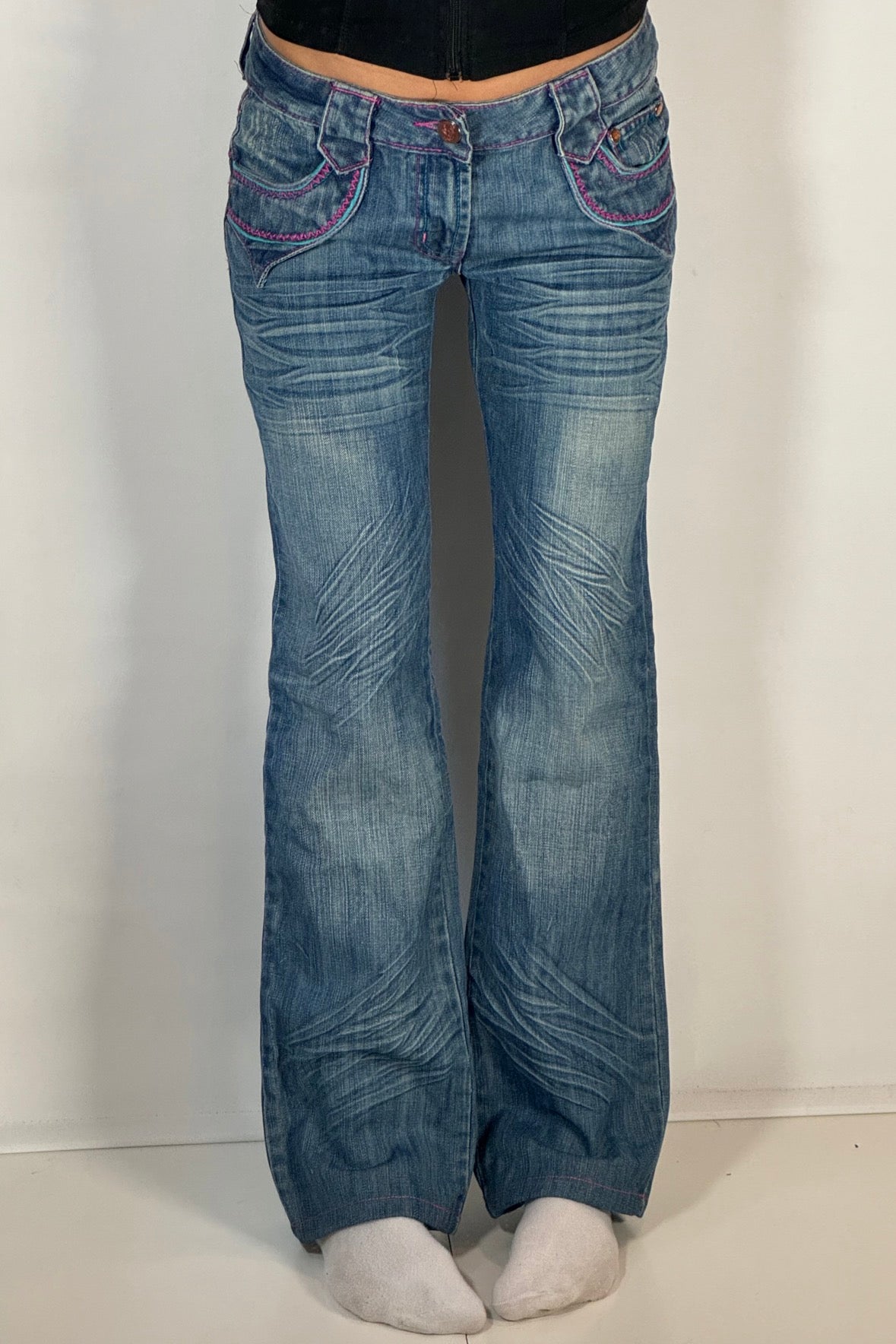 Lågmidjade jeans stl: S