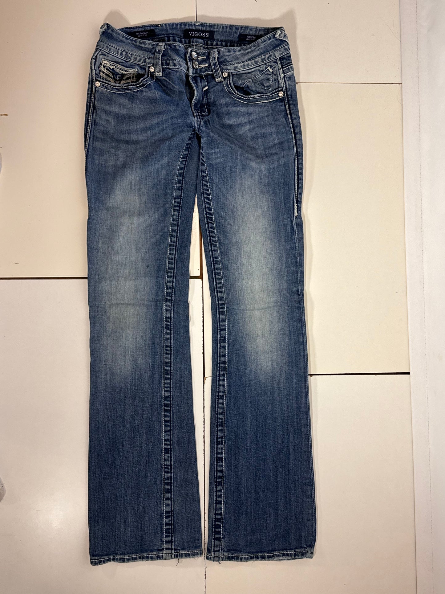 Lågmidjade jeans stl: XS