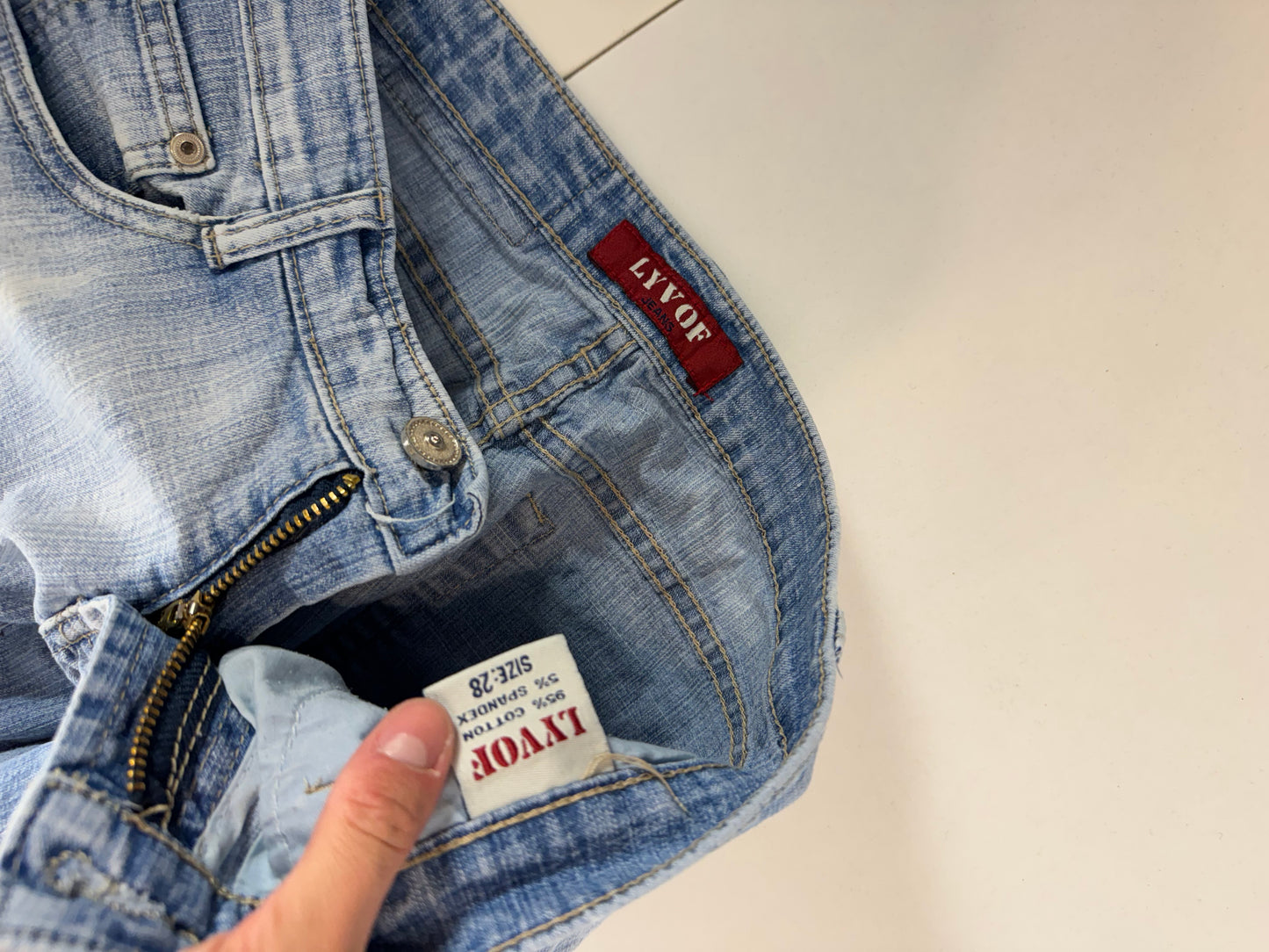 Lågmidjade jeans stl: XS