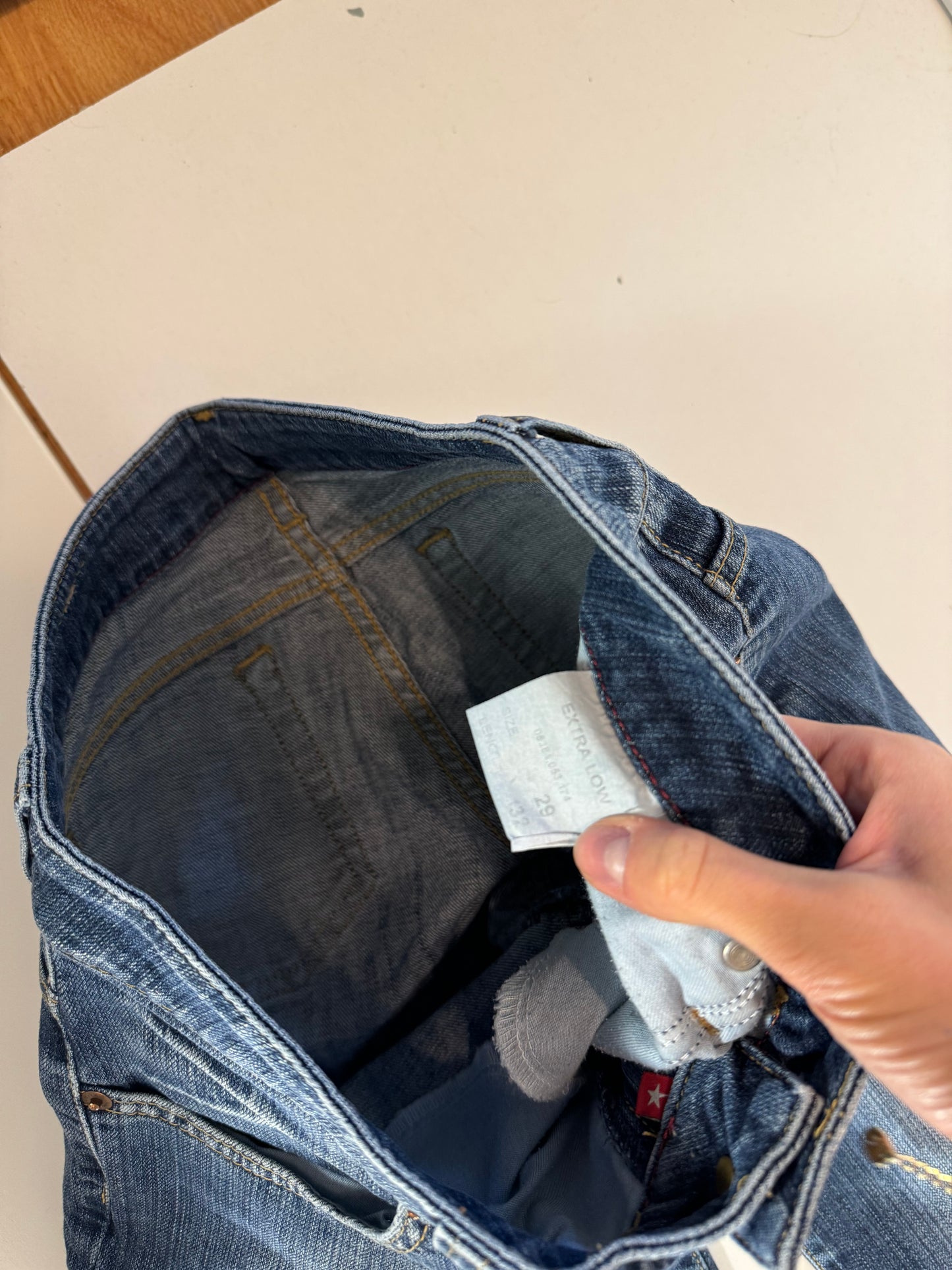Lågmidjade jeans stl: XS/S