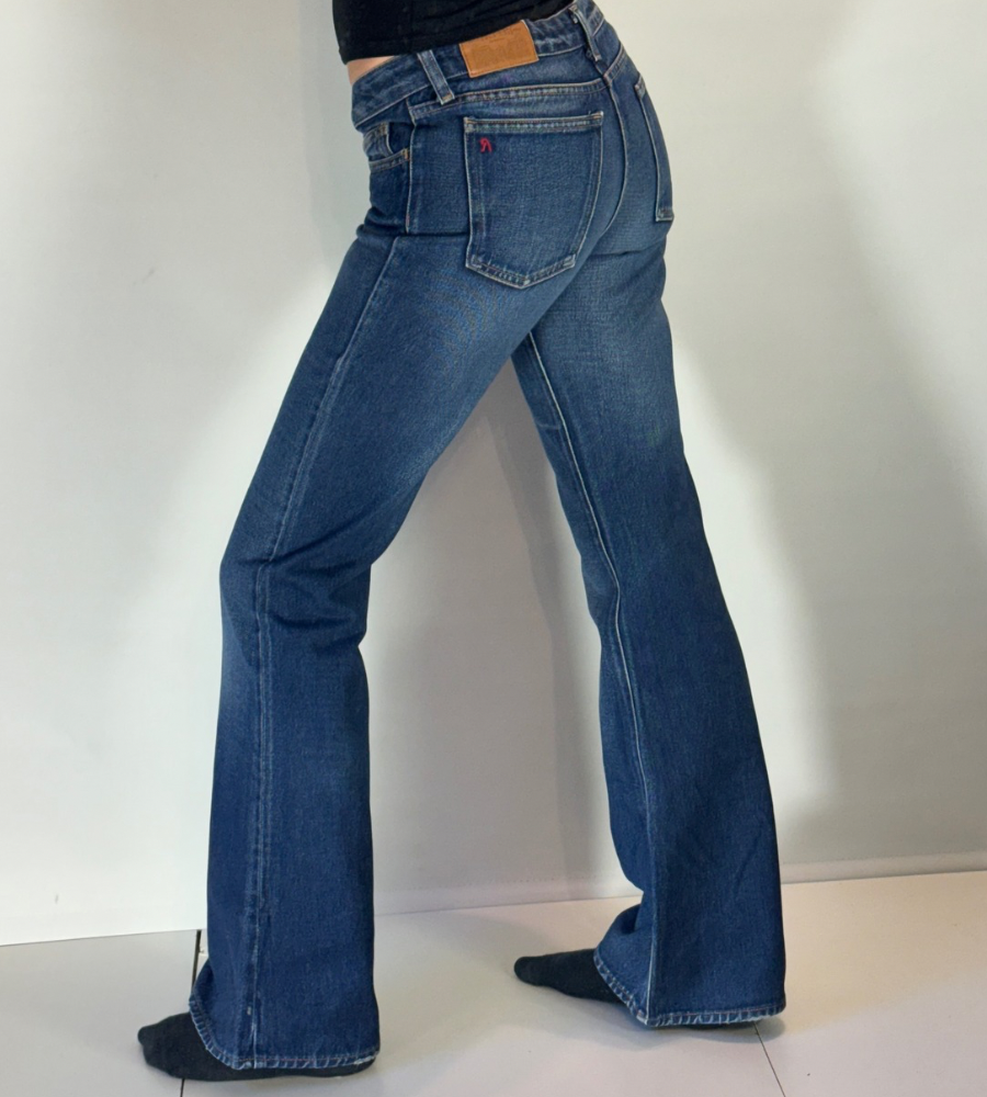 Lågmidjade jeans–stl: XS