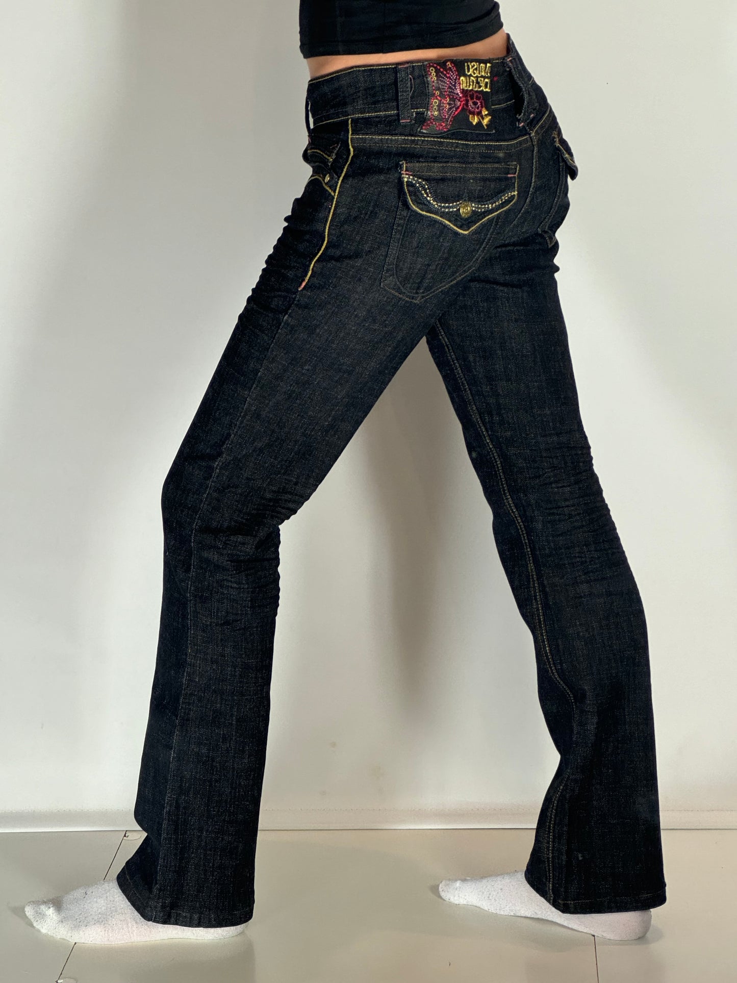 Lågmidjade jeans stl: S