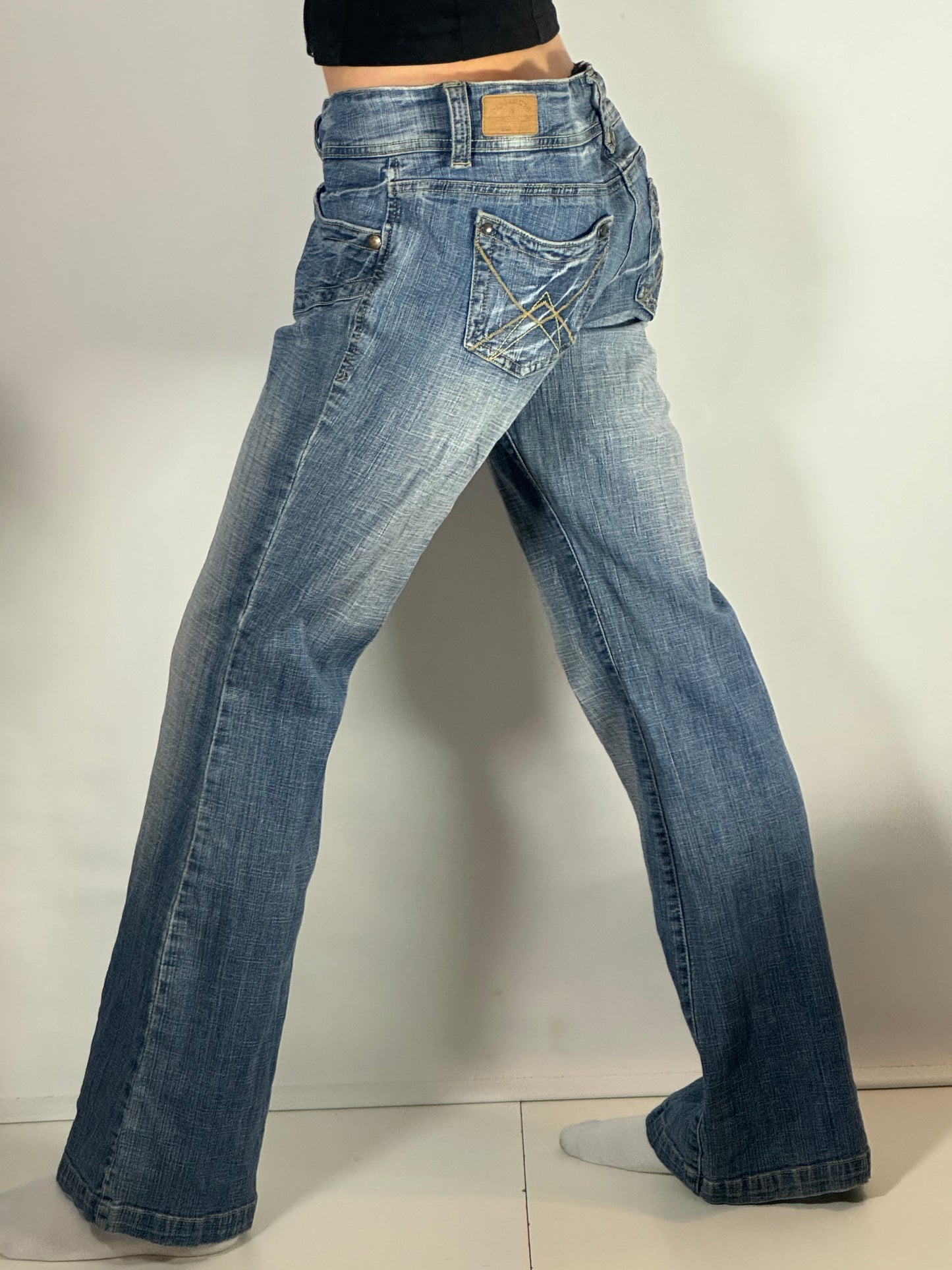 Lågmidjade jeans stl: M