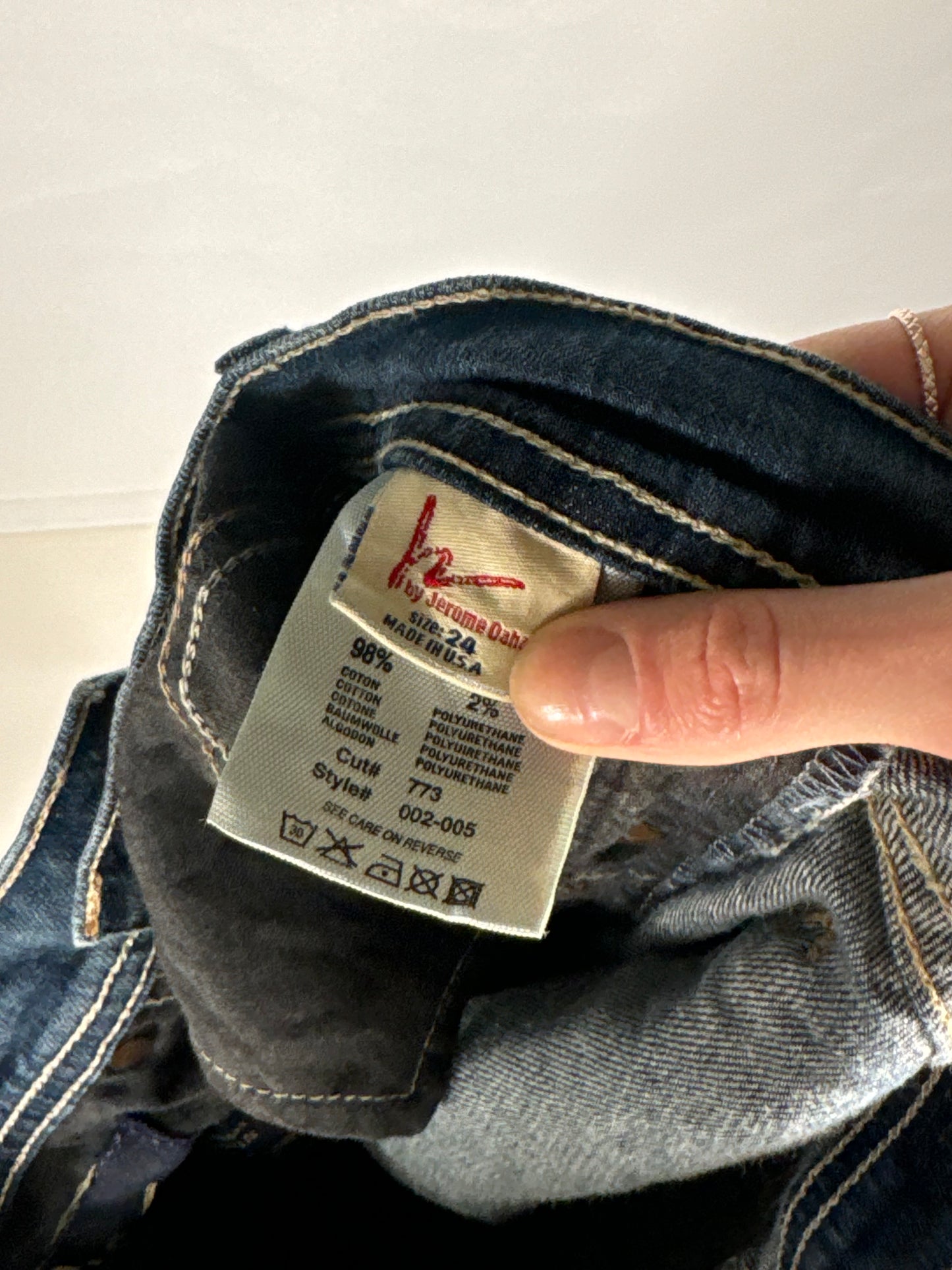 Lavlivede jeans str: XXS