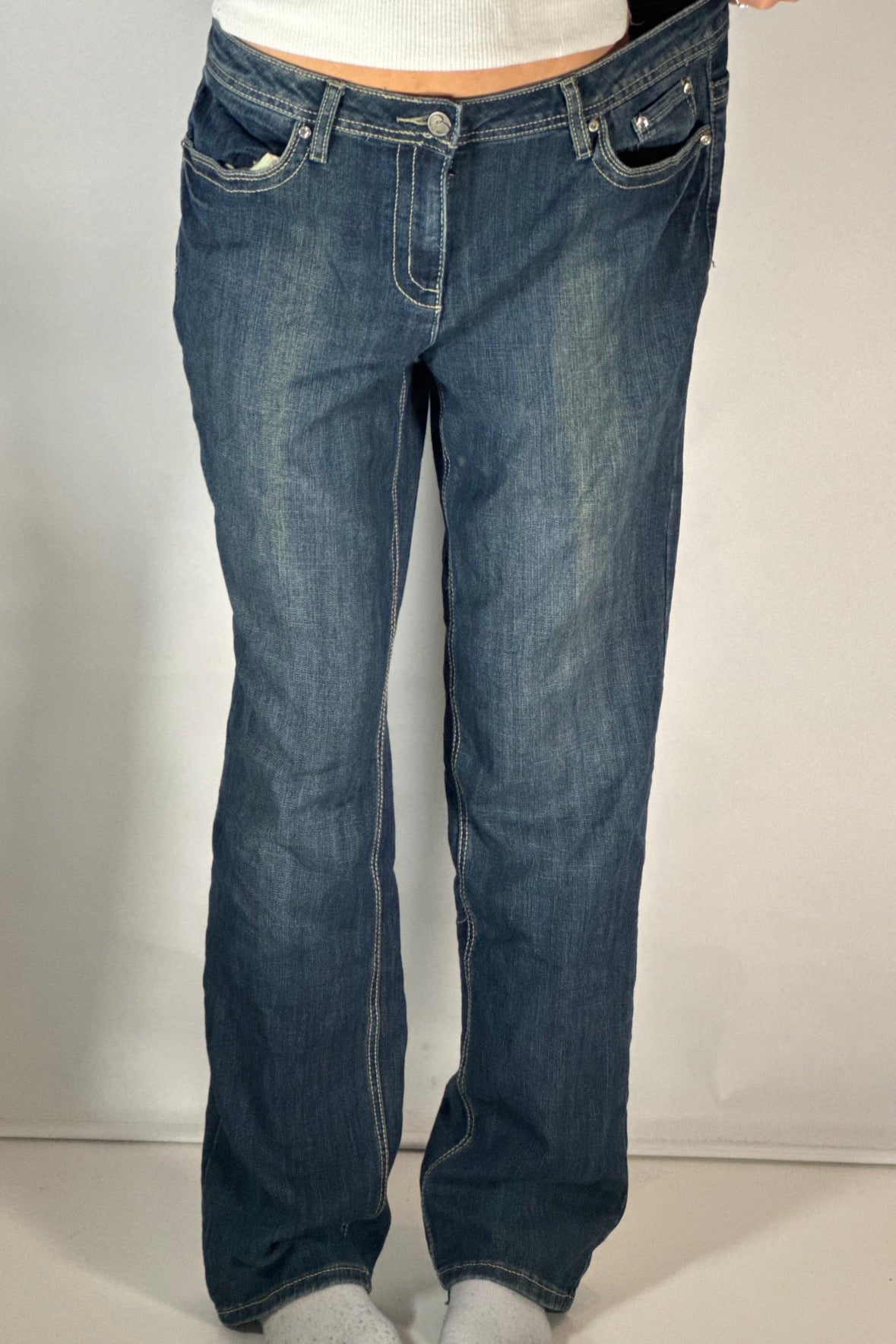 Lågmidjade jeans stl: M