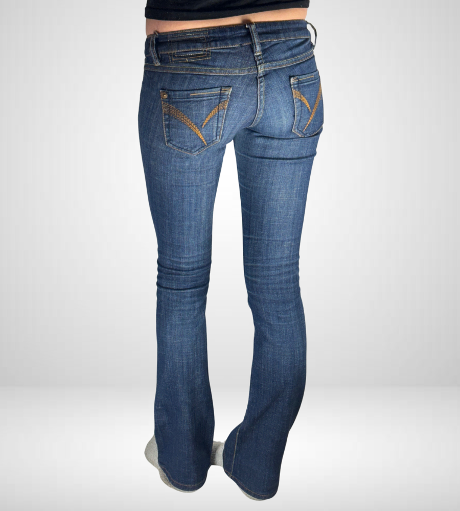 Lågmidjade jeans–stl: XXS