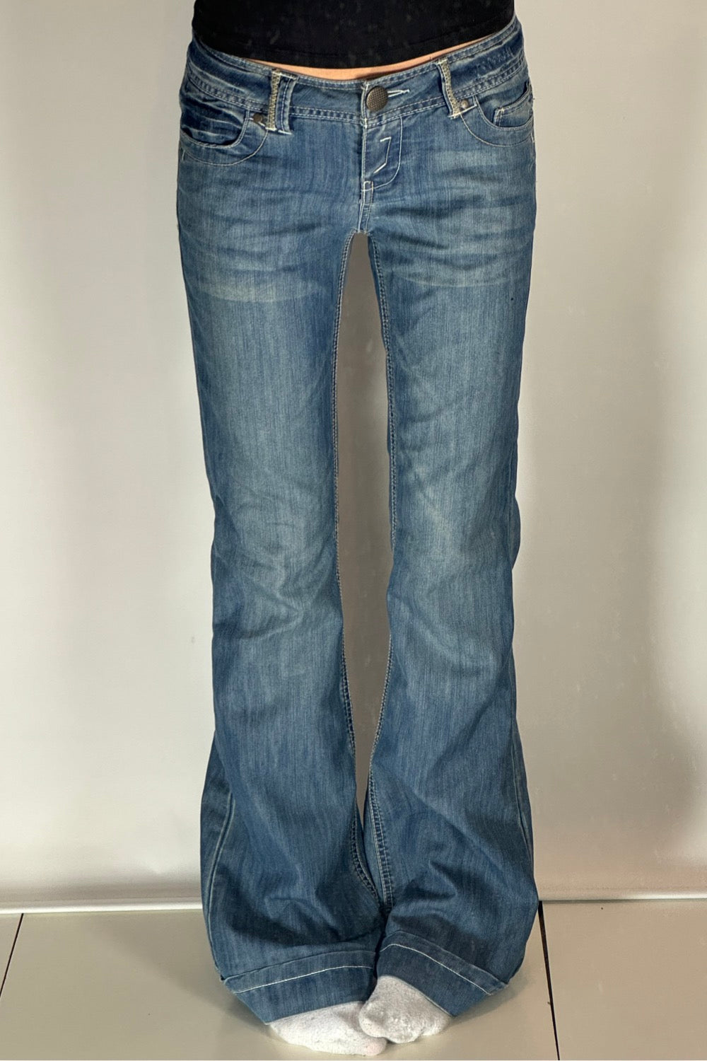 Lågmidjade jeans stl: M