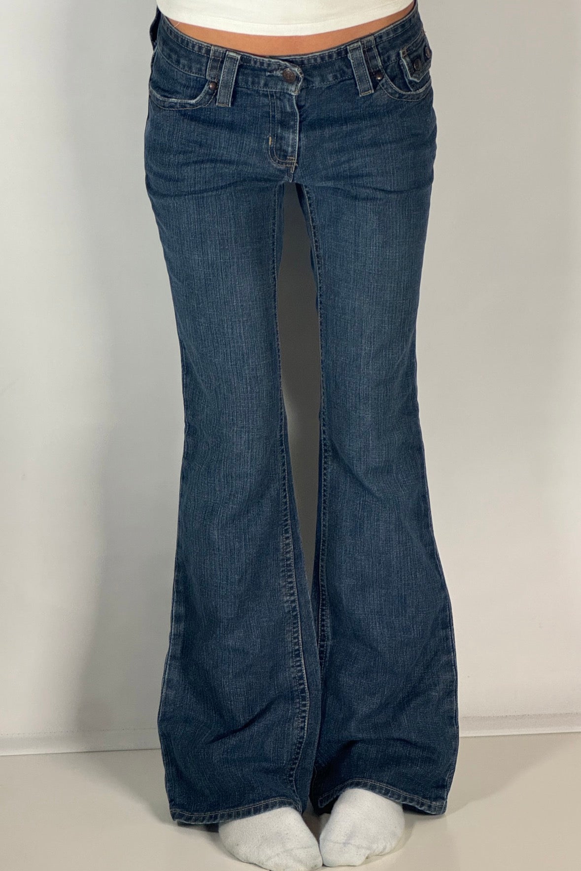 Lågmidjade jeans stl: S