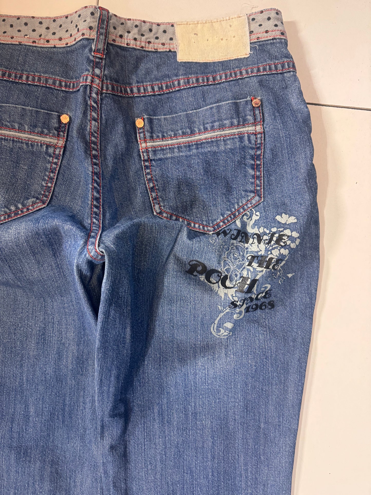 Lågmidjade jeans stl: S