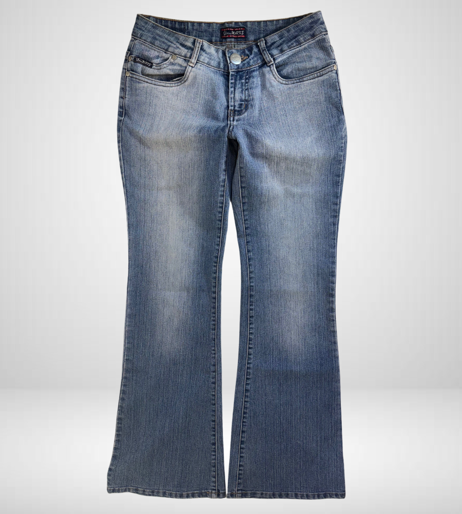 Lågmidjade jeans–stl: S