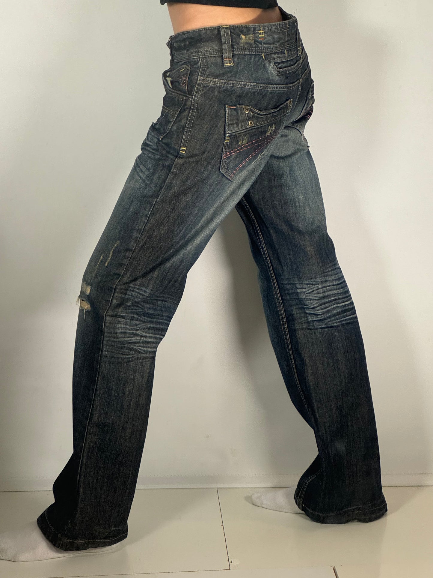Lågmidjade jeans stl: S
