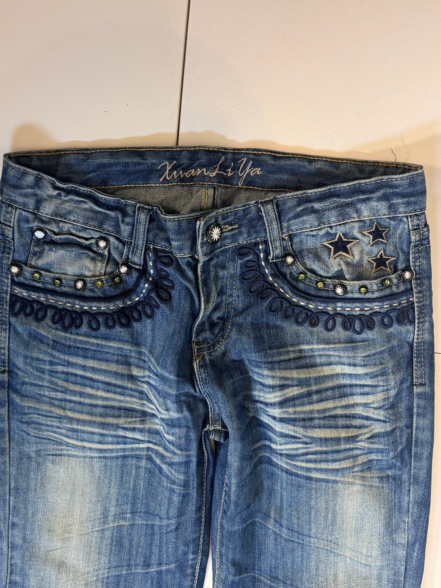 Lågmidjade jeans stl: S