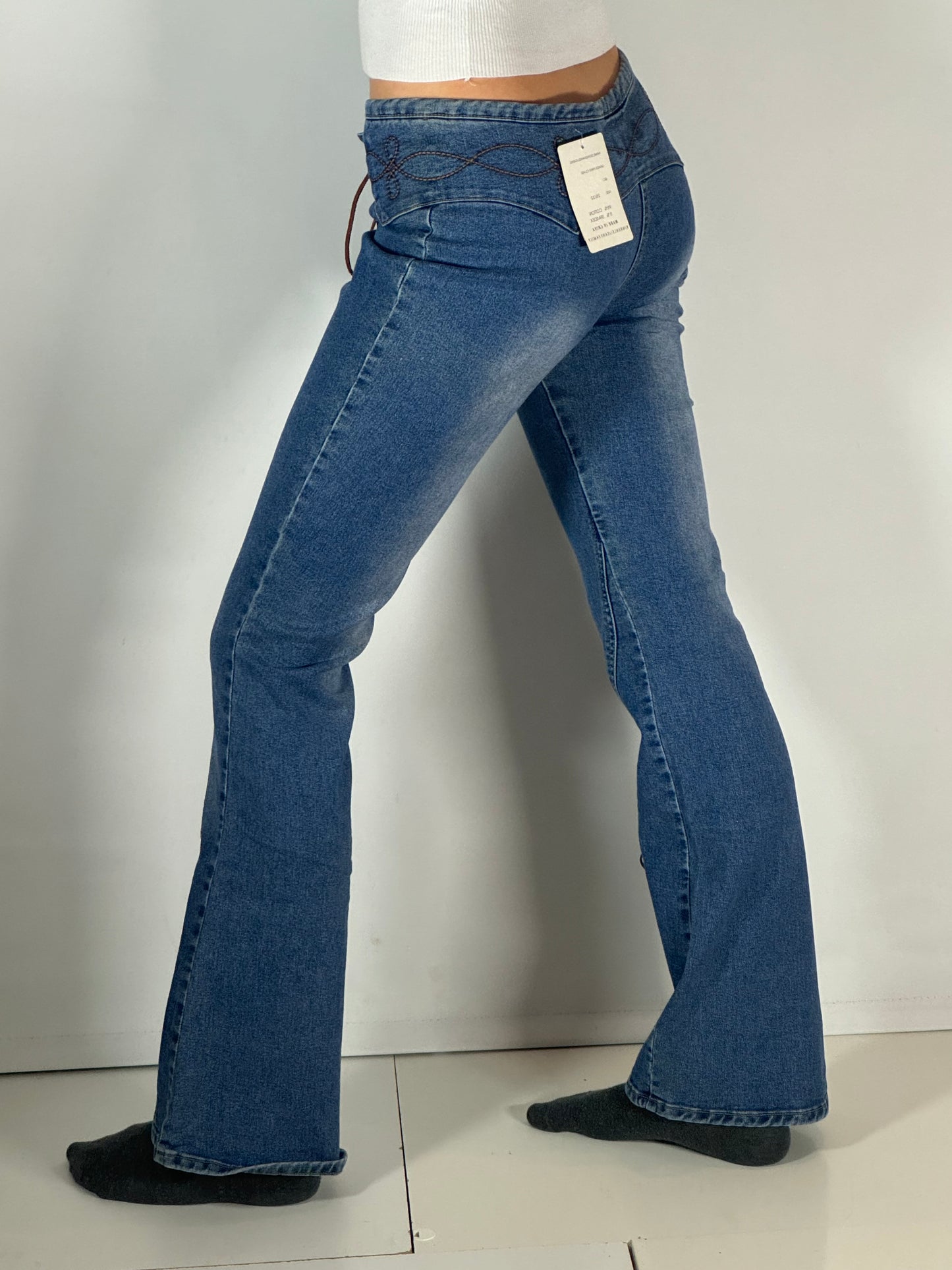 Lågmidjade jeans stl: S