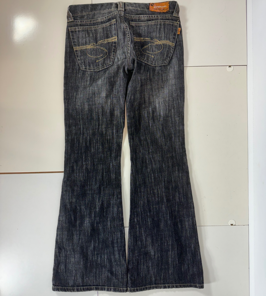 Lågmidjade jeans–stl: S