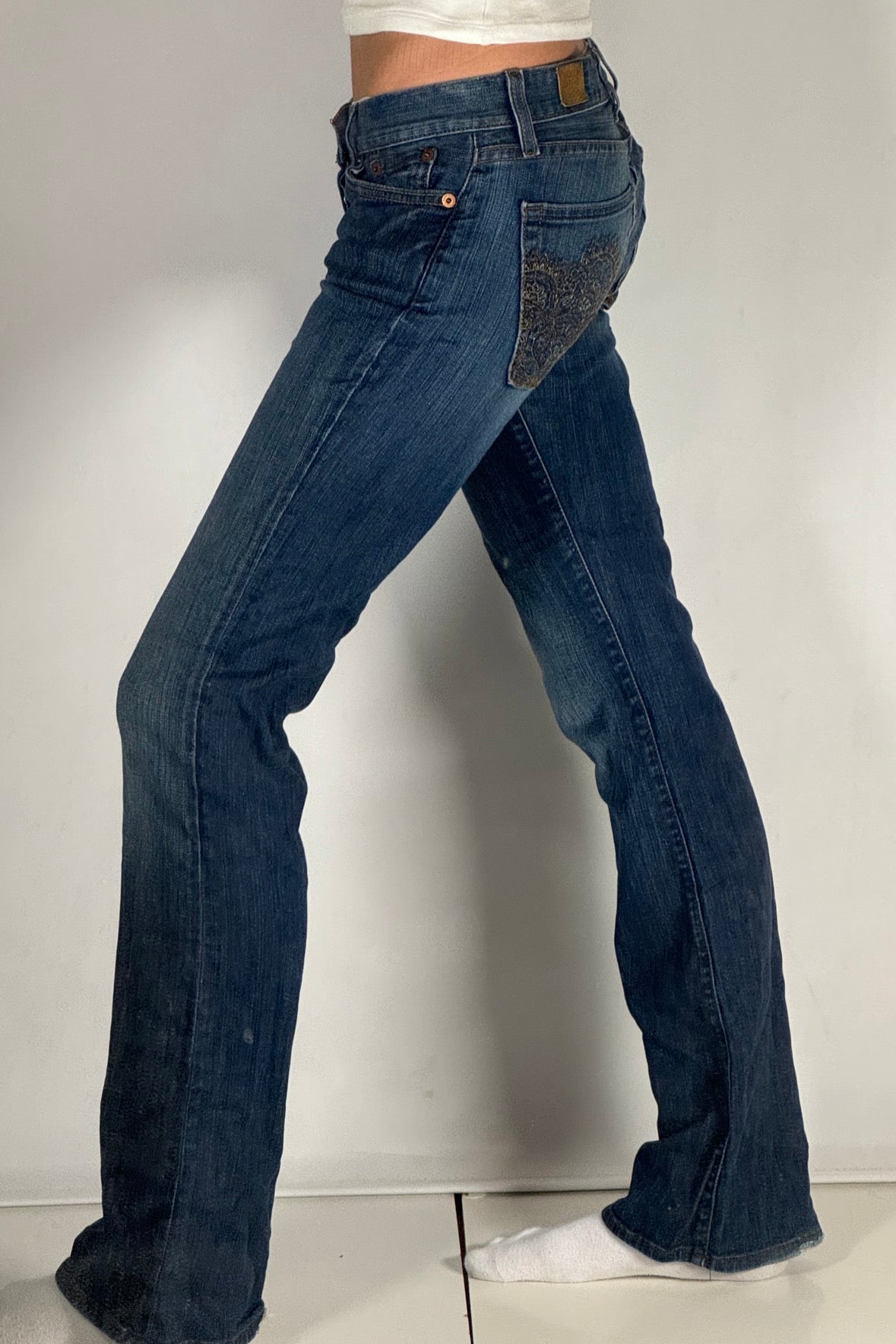 Lågmidjade jeans stl: XS