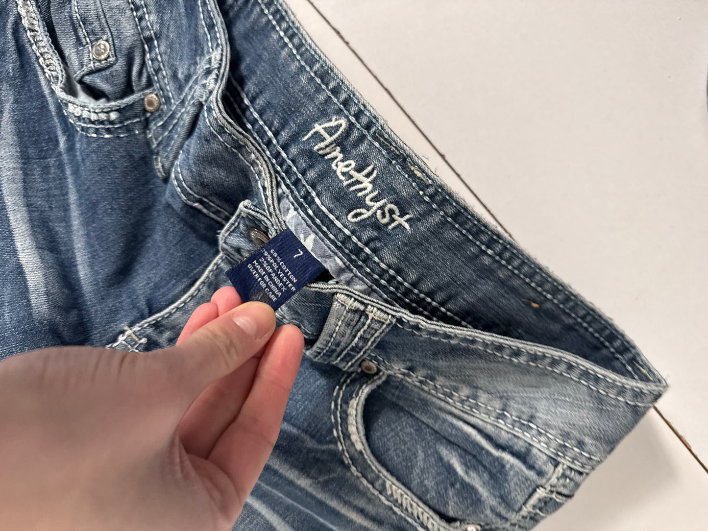 Lågmidjade jeans stl: S