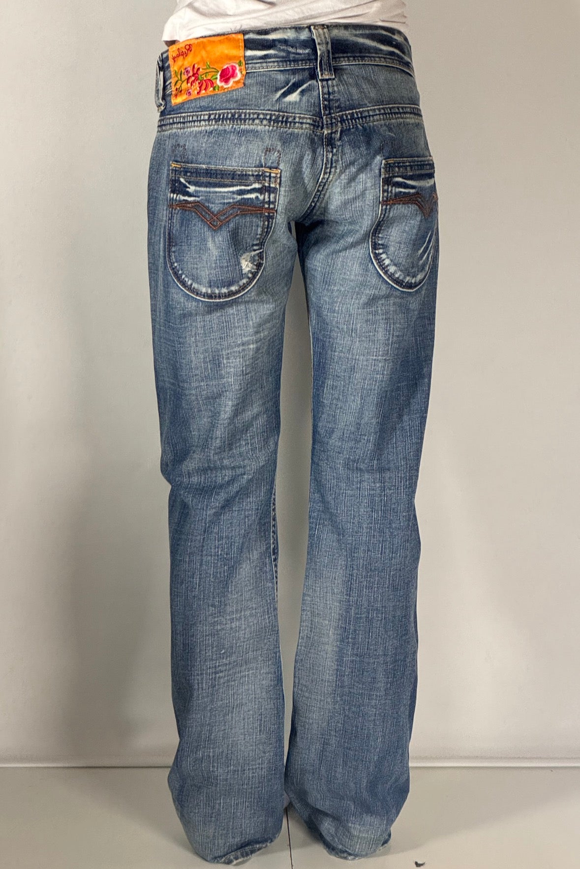 Lågmidjade jeans stl: S