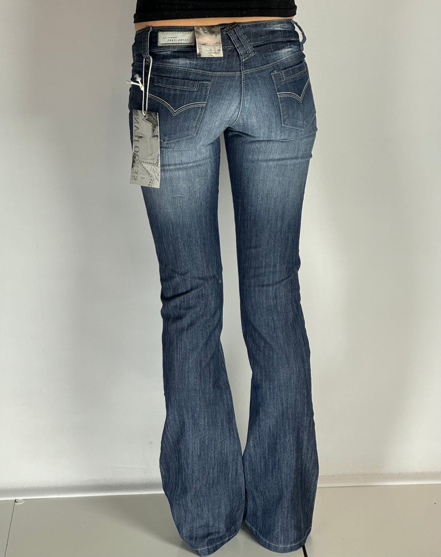 Lågmidjade jeans stl: XS