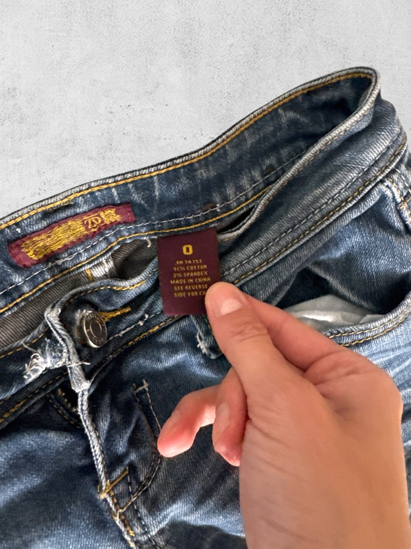 Lågmidjade jeans stl: XXS