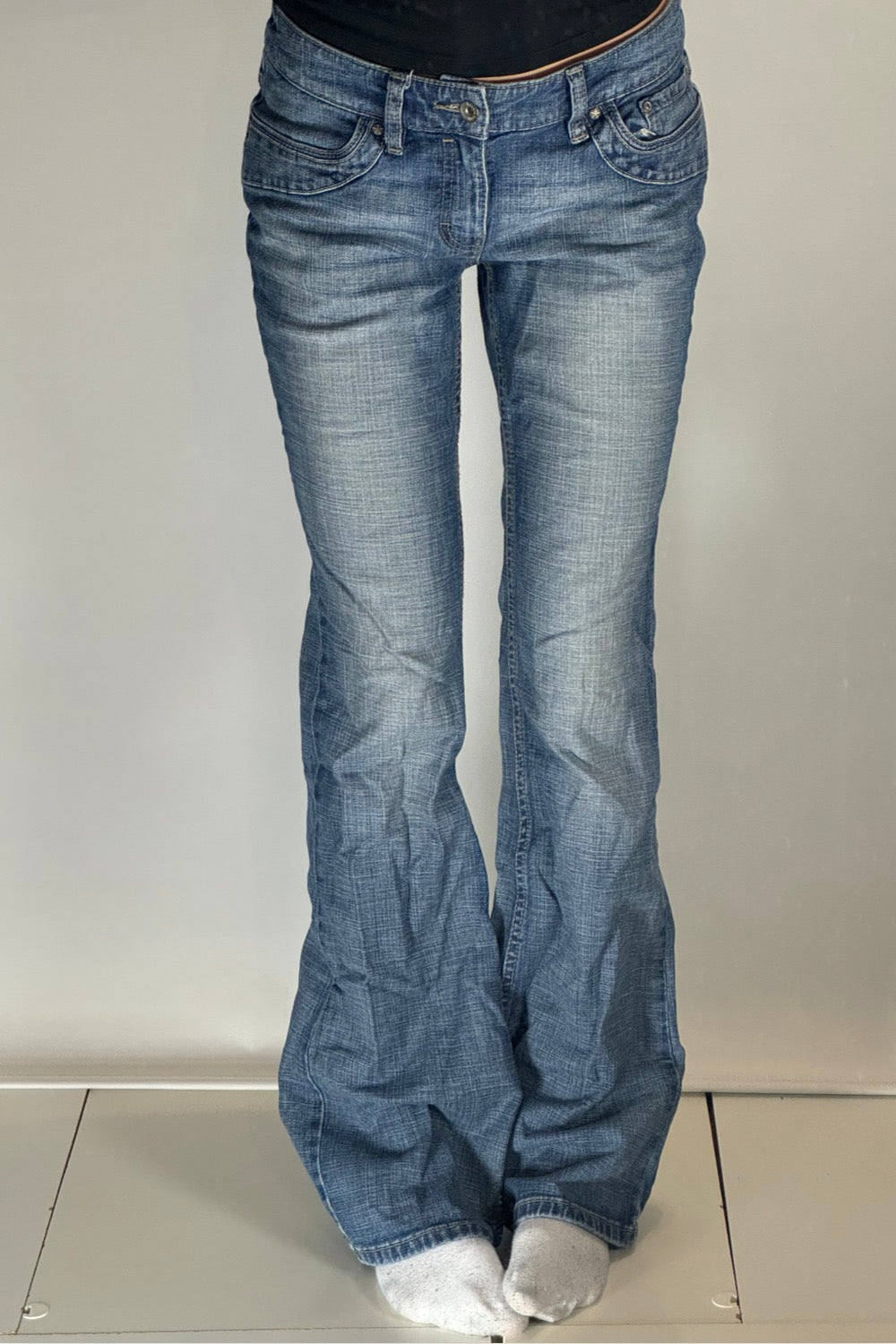 Lågmidjade jeans stl: S
