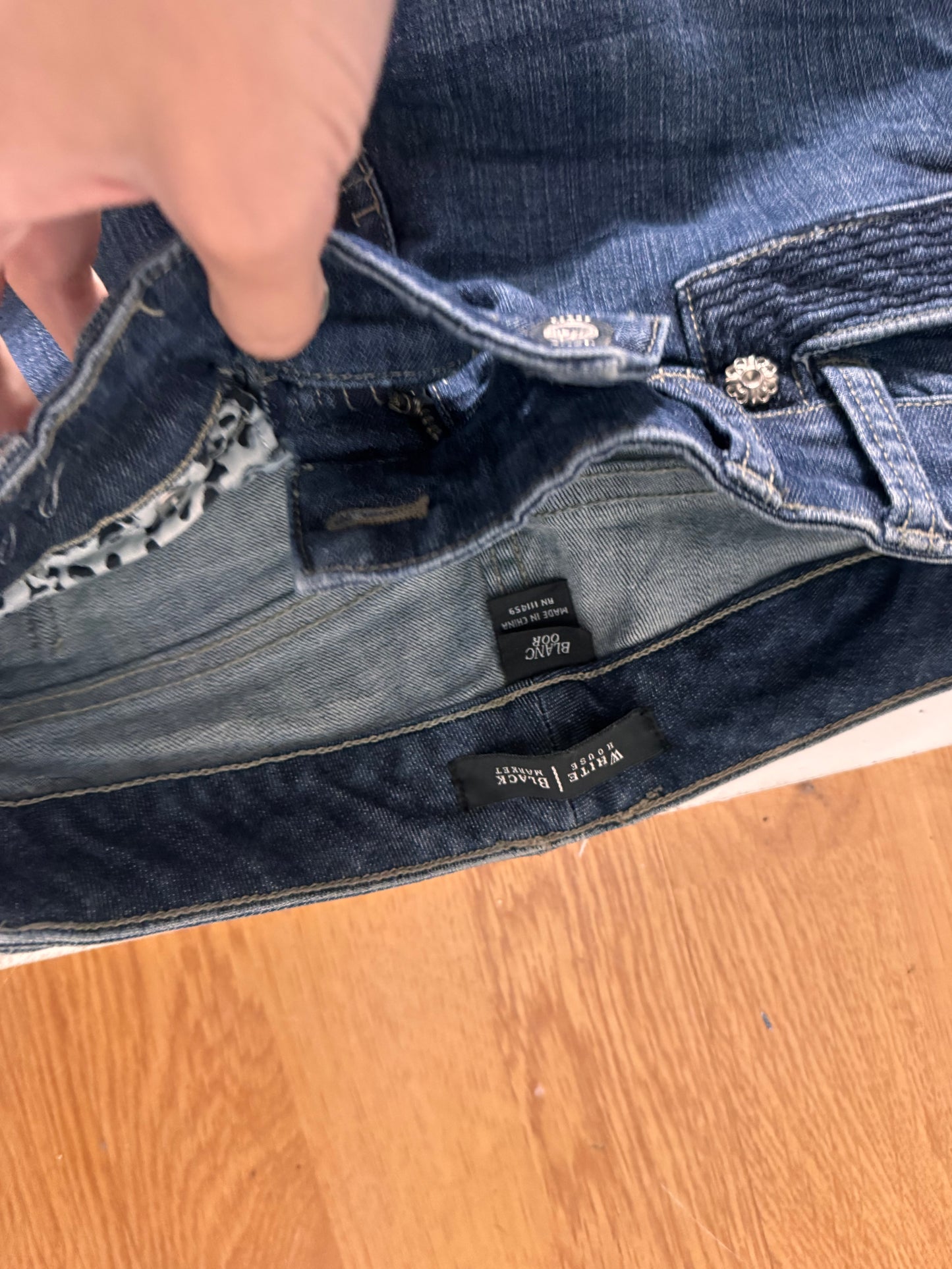 Lågmidjade jeans stl: XS