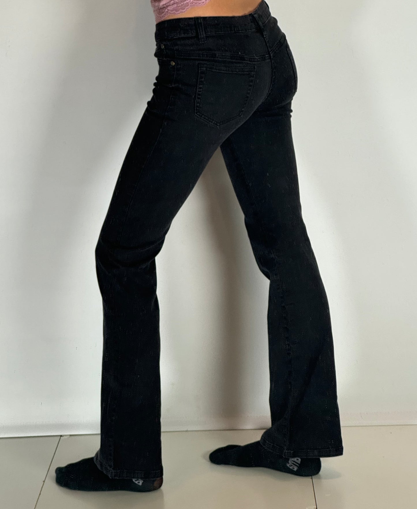 Lågmidjade jeans–stl: XS