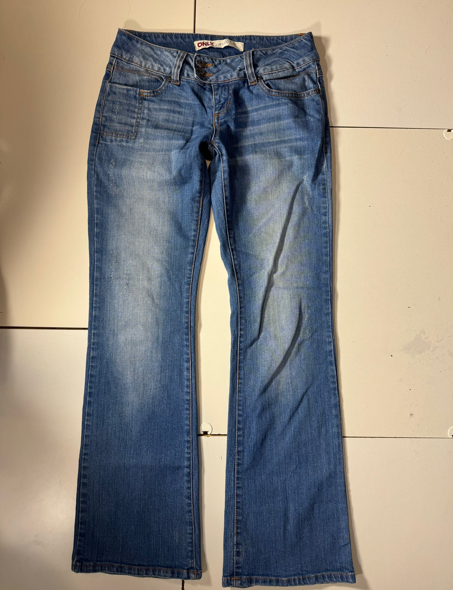 Lågmidjade jeans stl: S