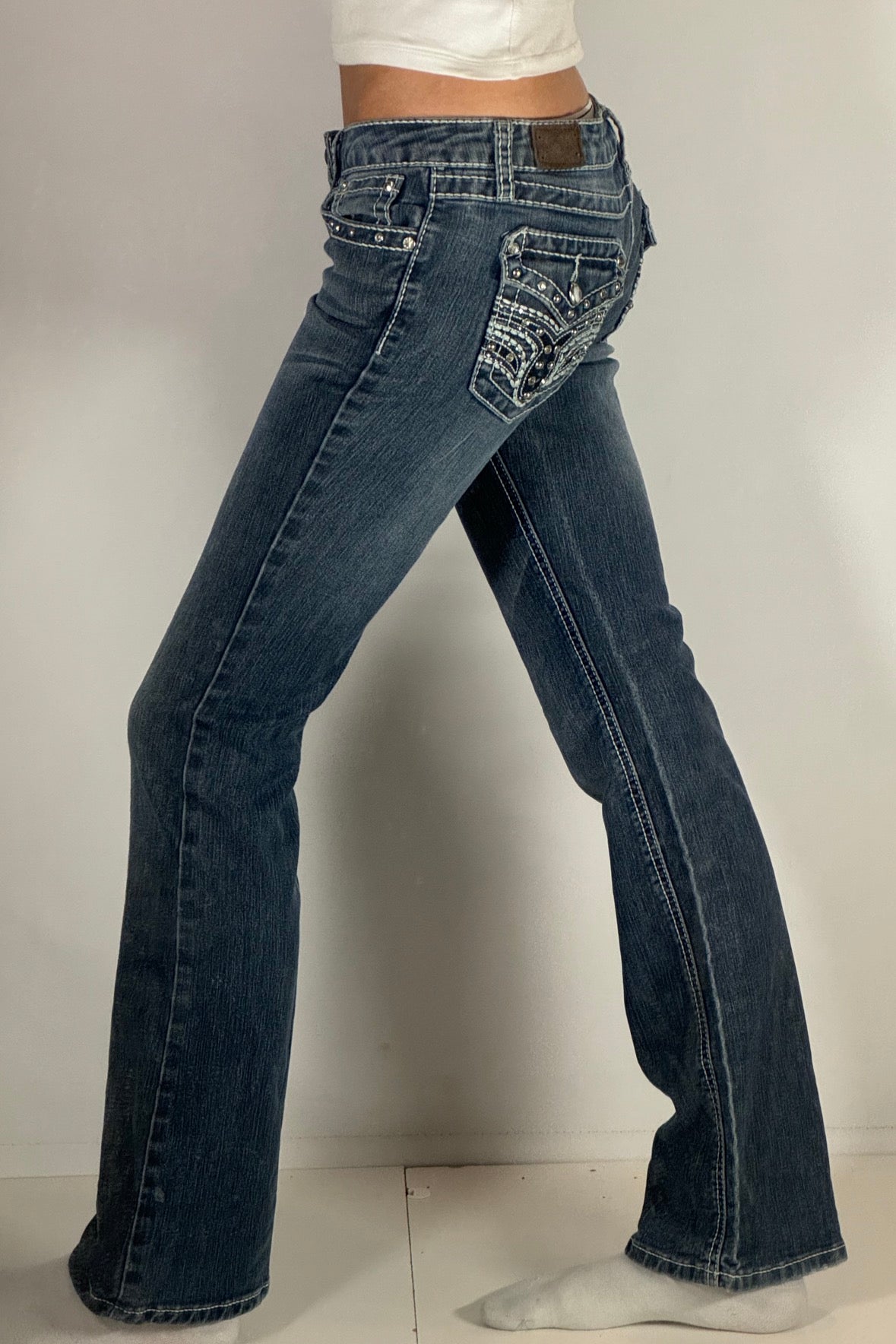 Lågmidjade jeans stl: XS