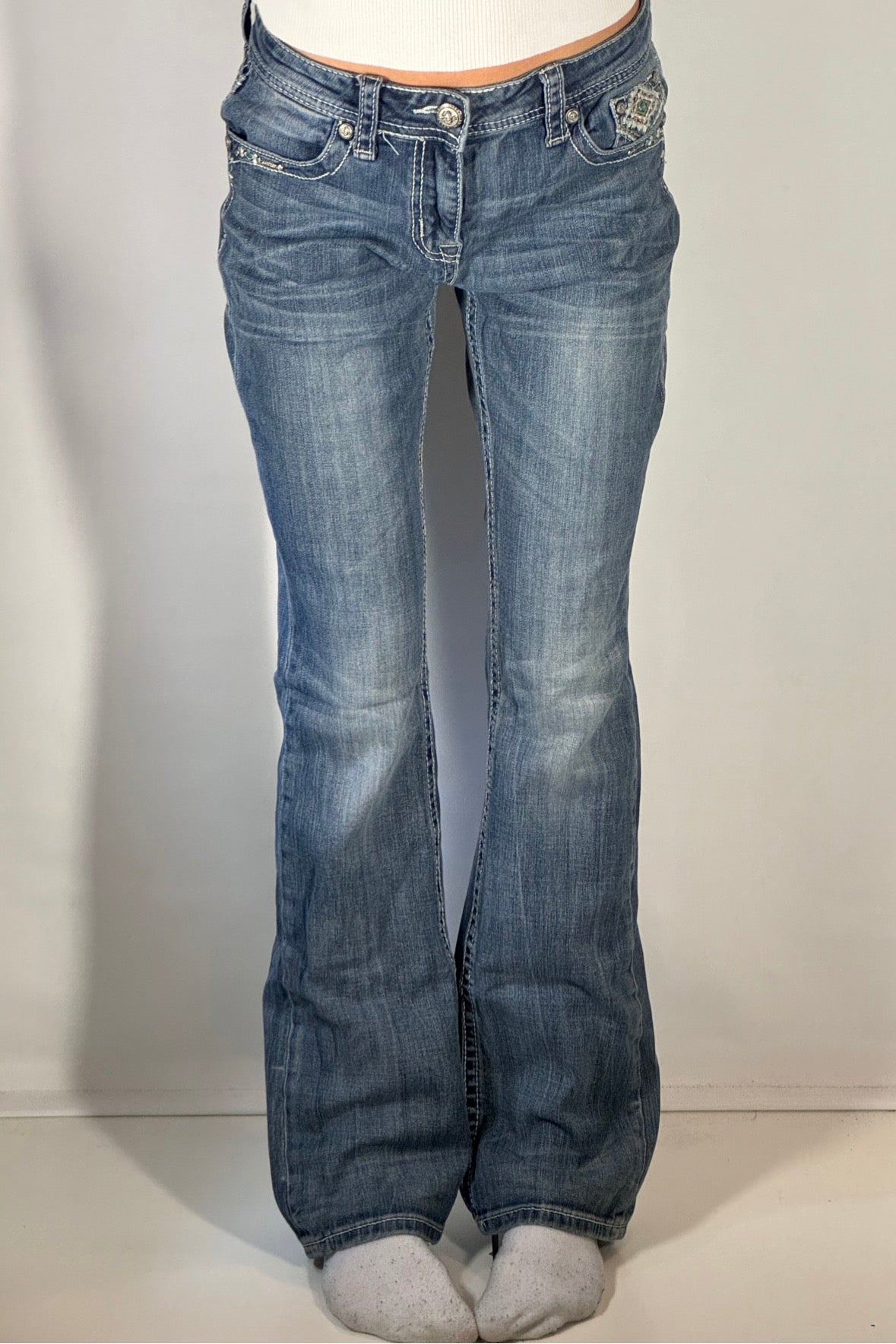 Lågmidjade jeans stl: S