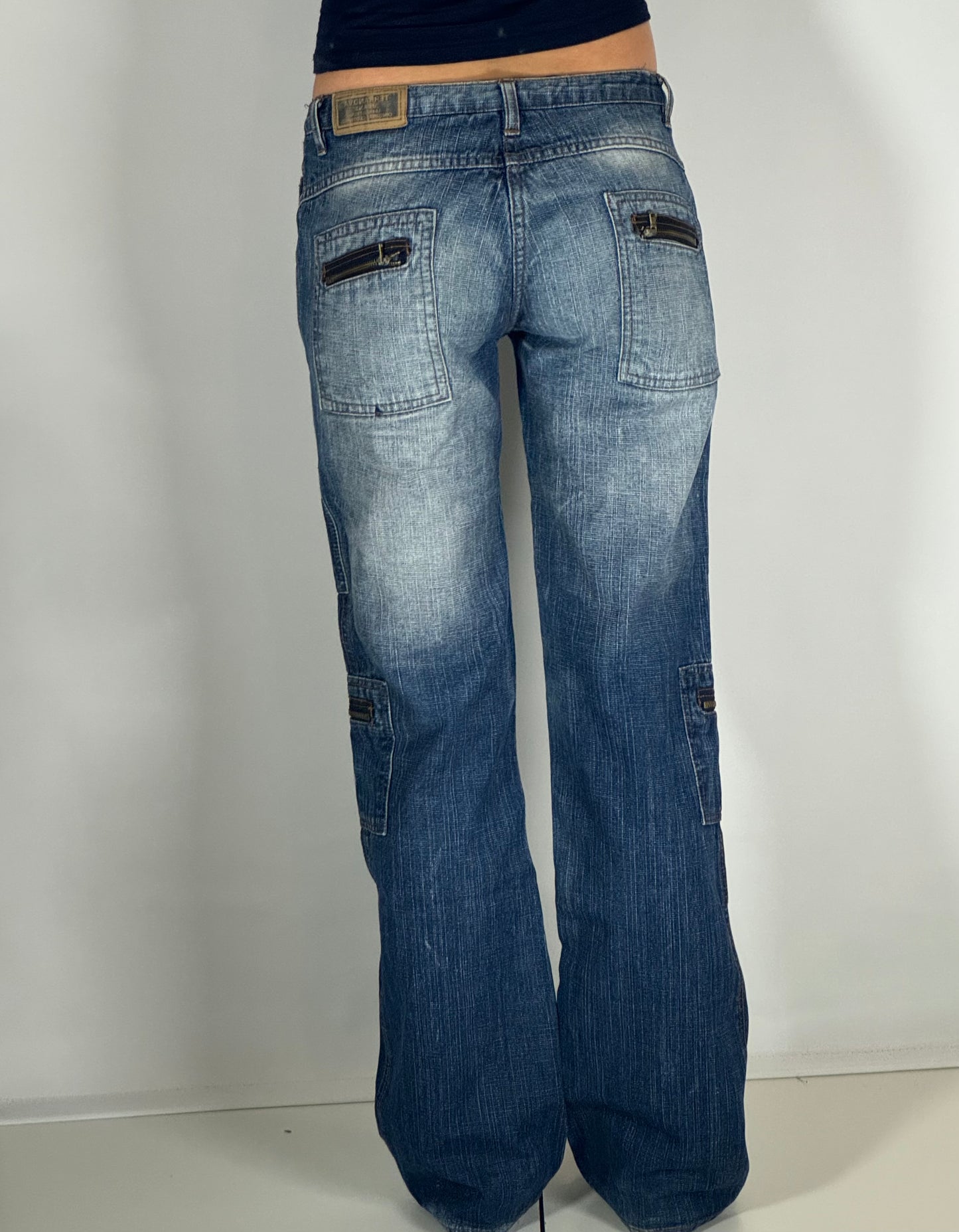 Lågmidjade jeans stl: S