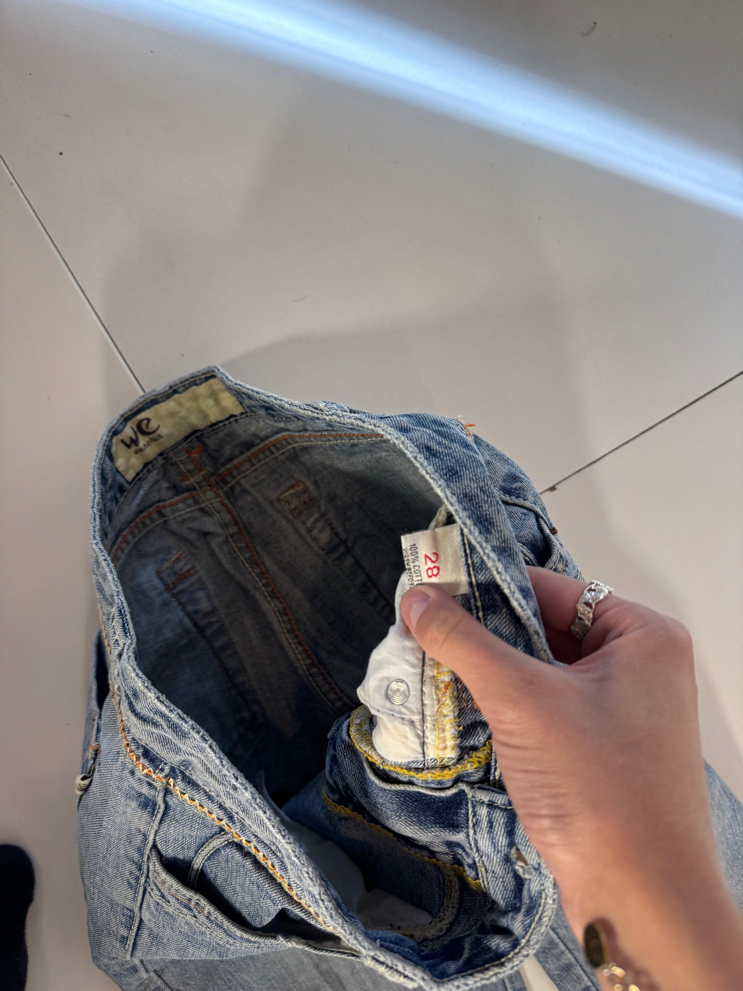 Lågmidjade jeans stl: XS