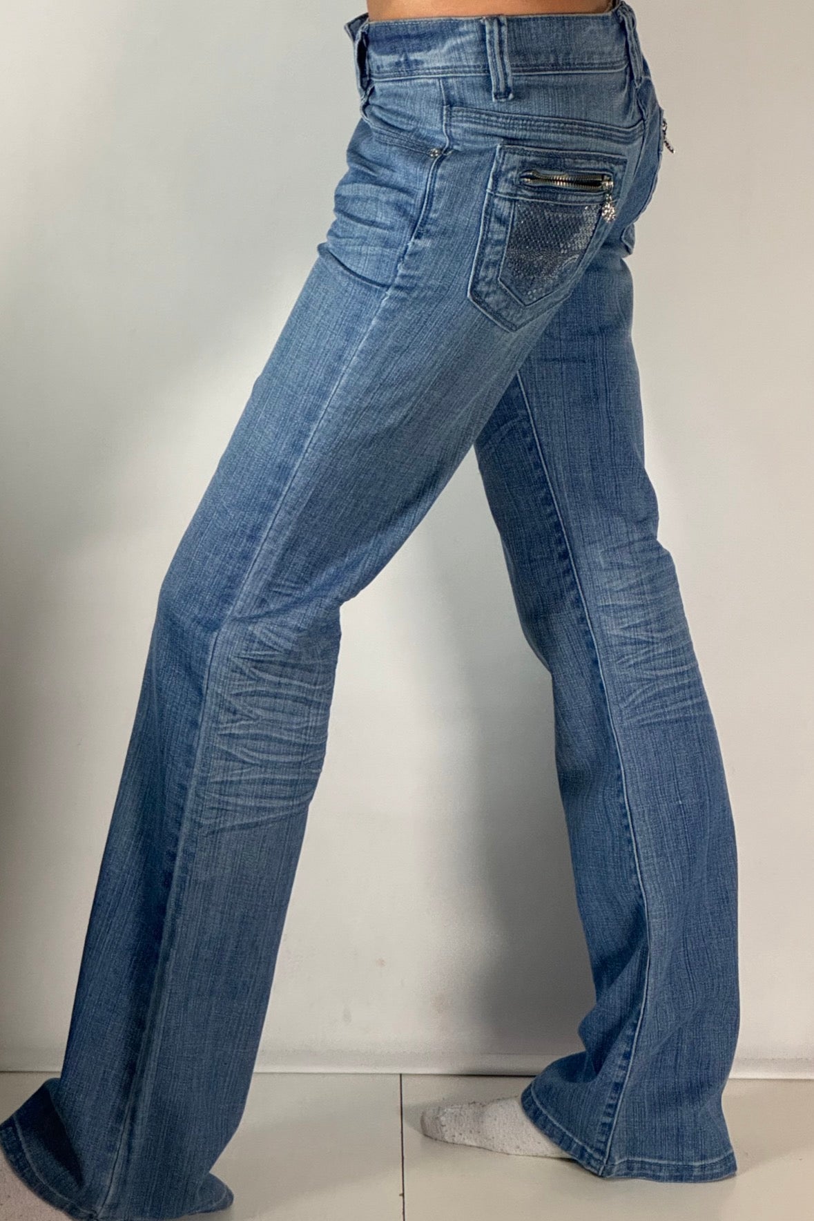 Lågmidjade jeans stl: XS