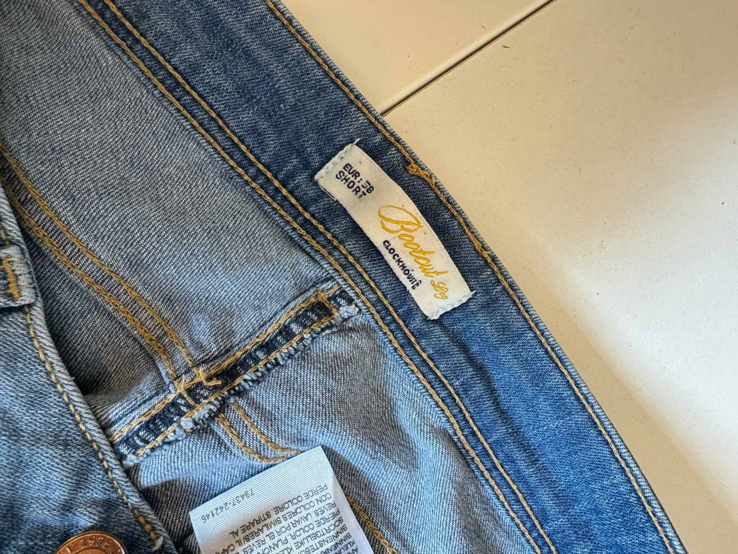 Lågmidjade jeans stl: S