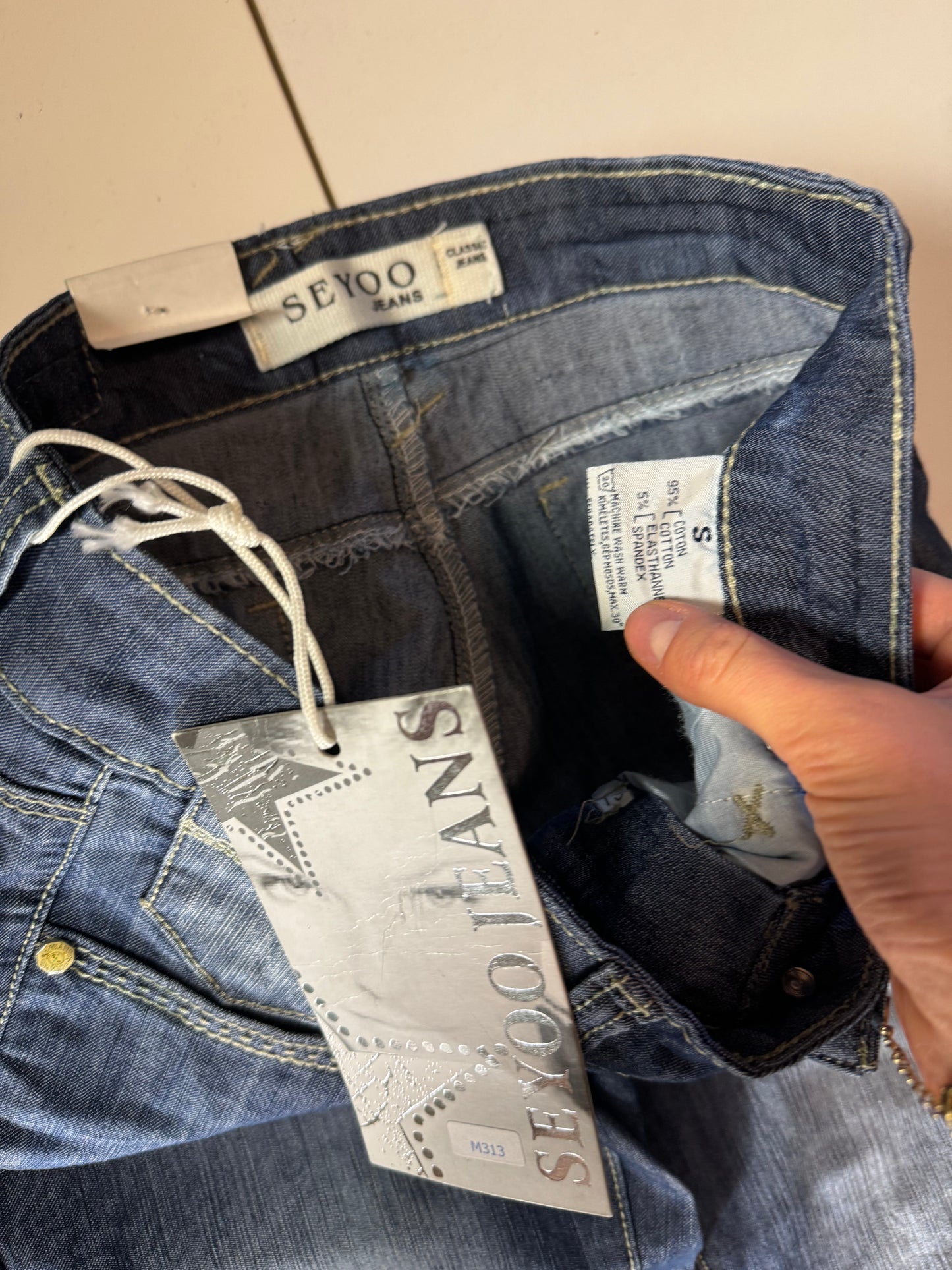 Lågmidjade jeans stl: XS