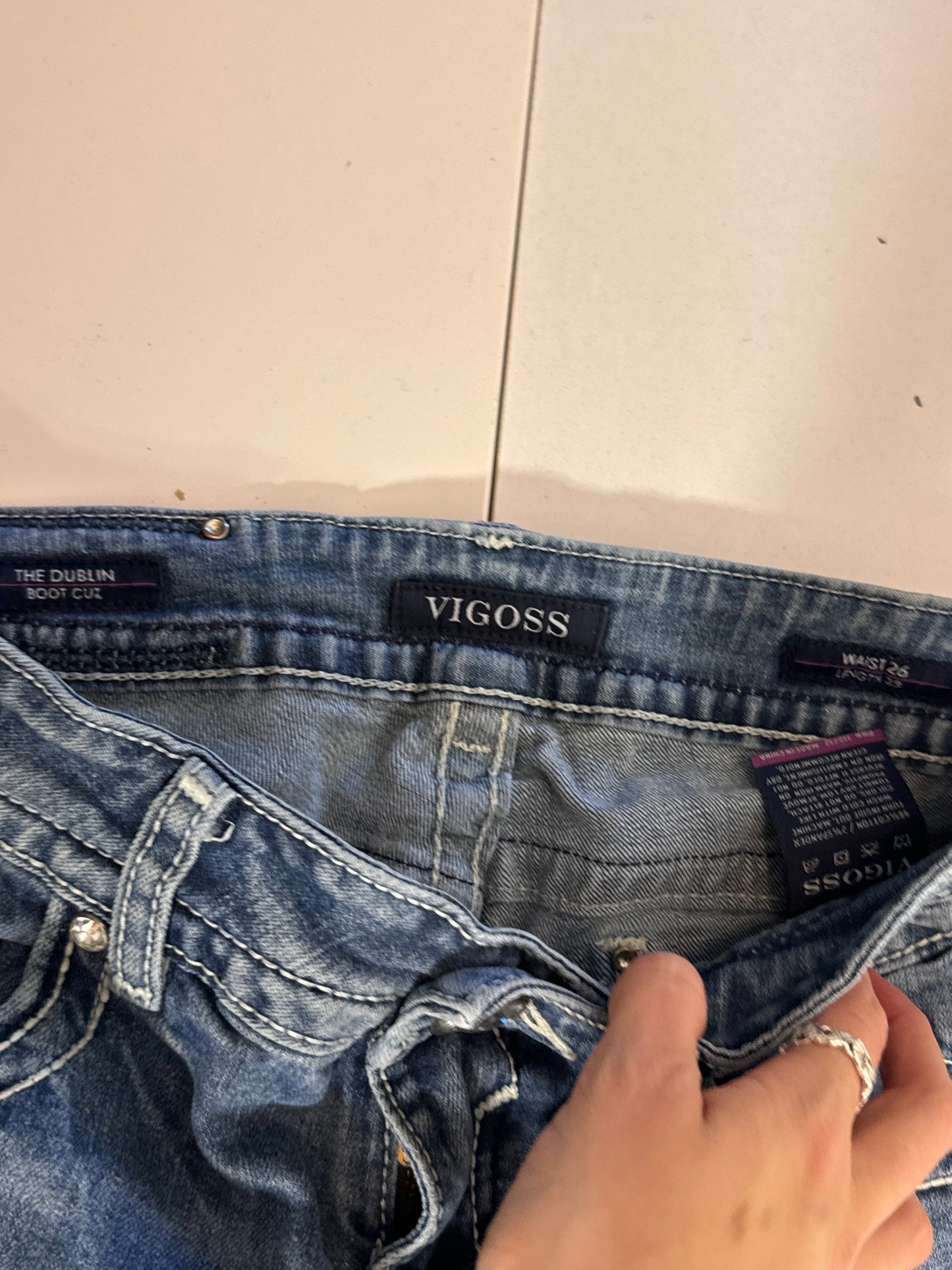 Lågmidjade jeans stl: XS
