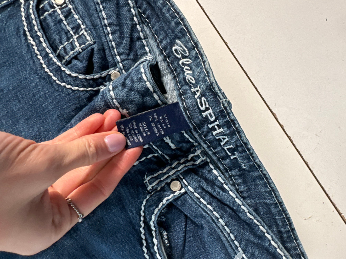 Lågmidjade jeans stl: S