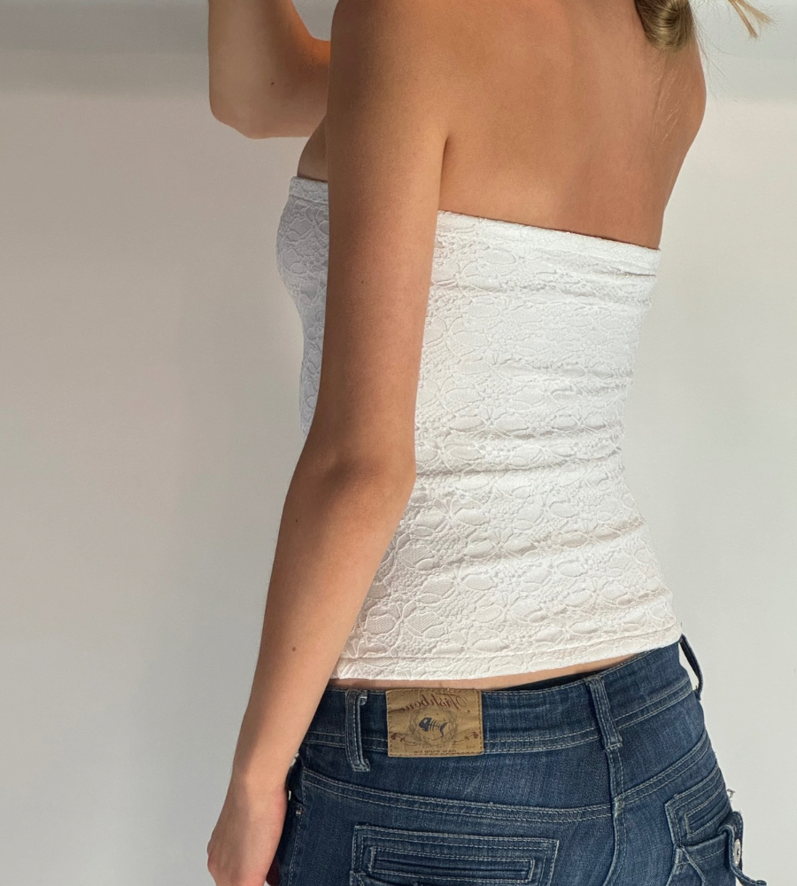 Spets topp–stl: XS