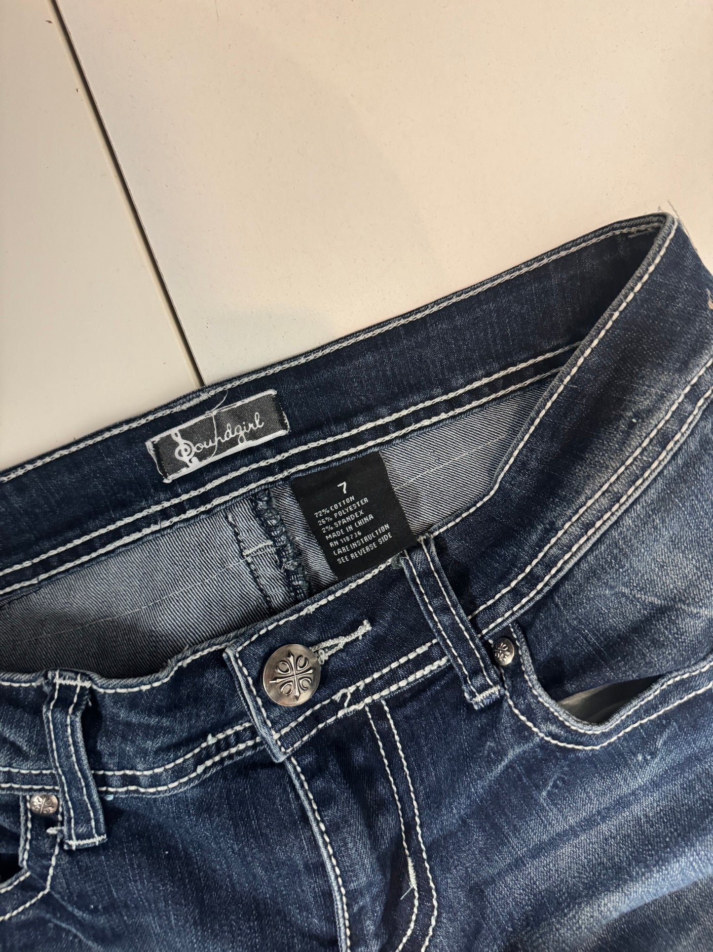 Lågmidjade jeans stl: S