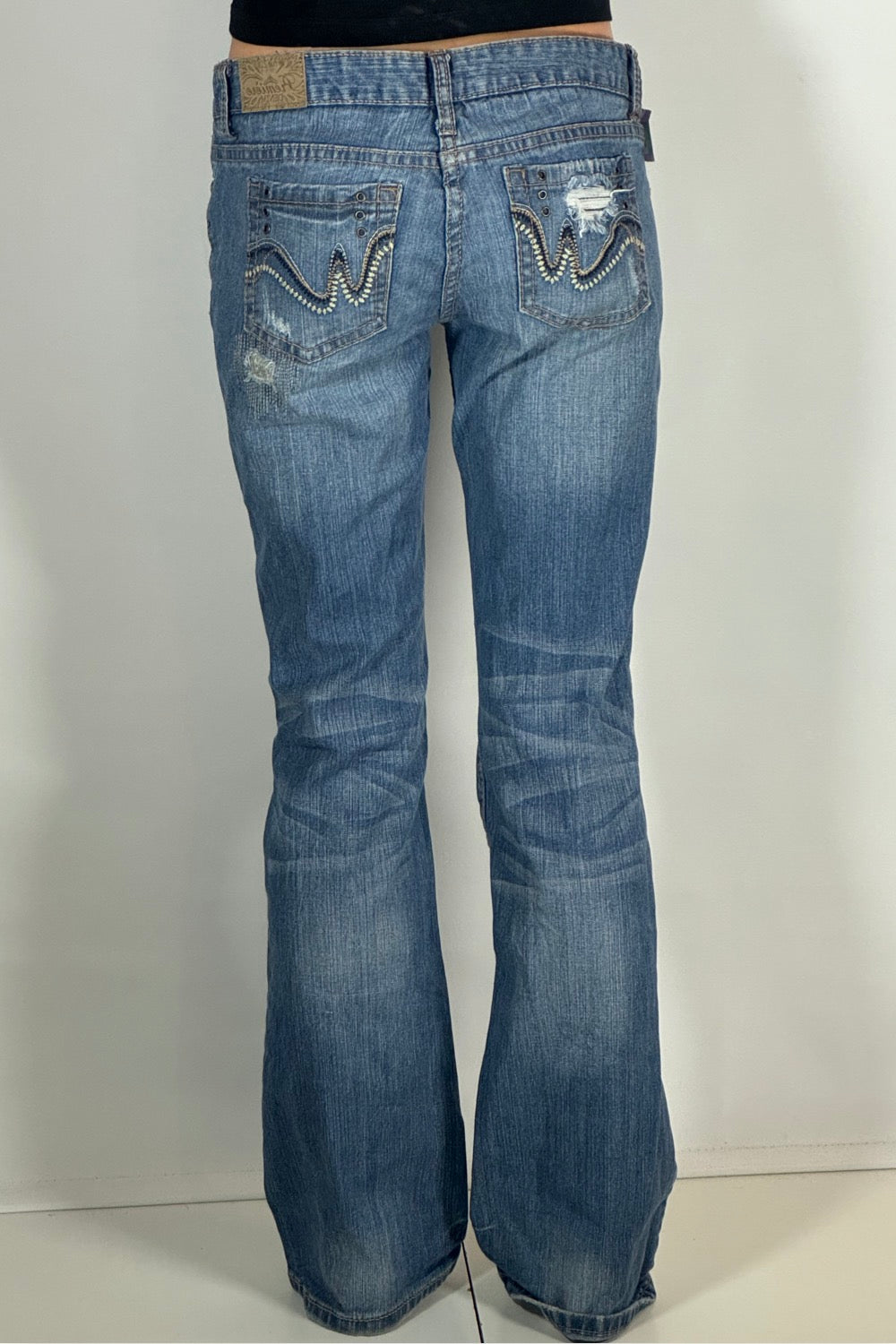Lågmidjade jeans stl: S/M