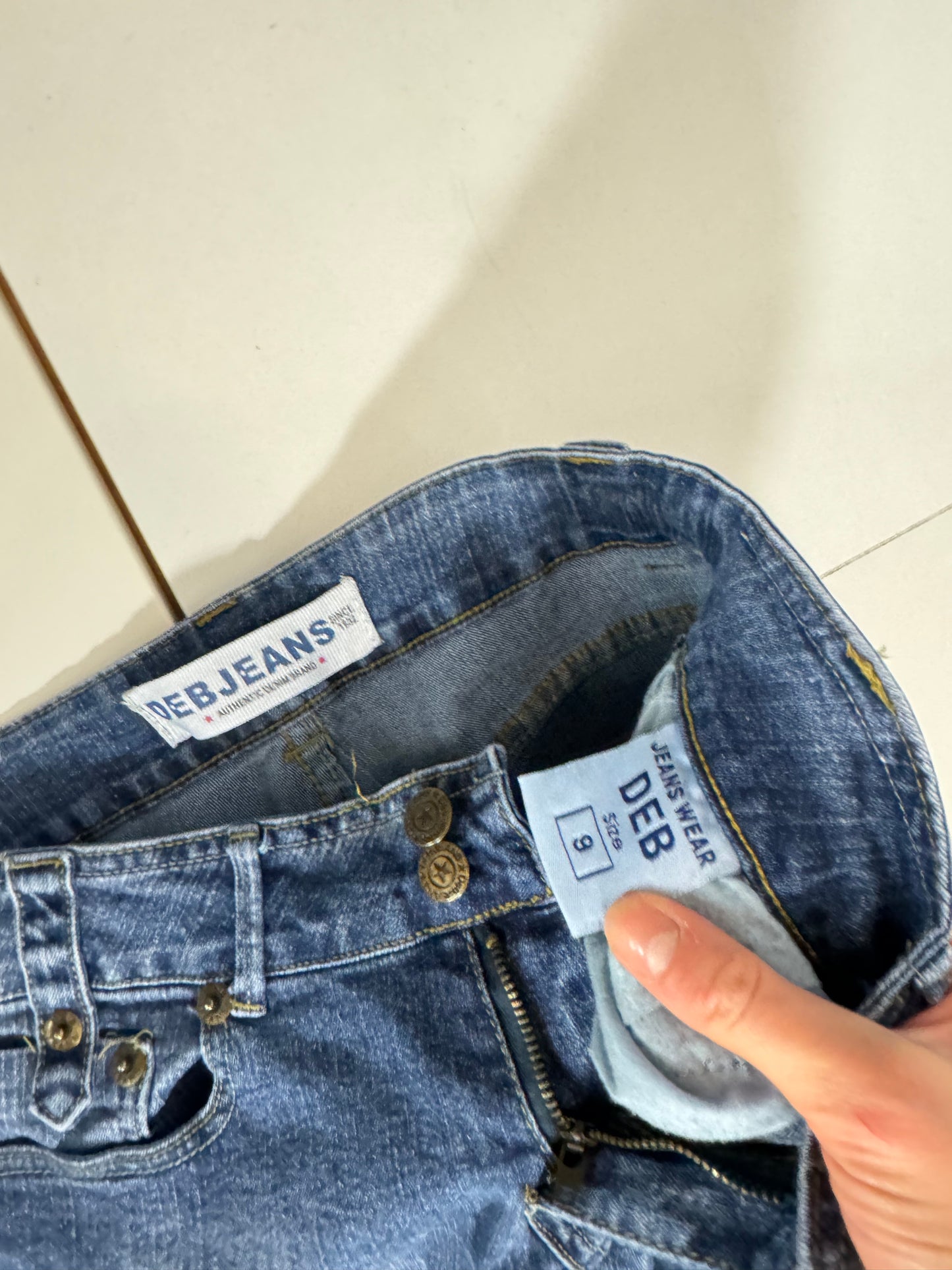 Lågmidjade jeans stl: S